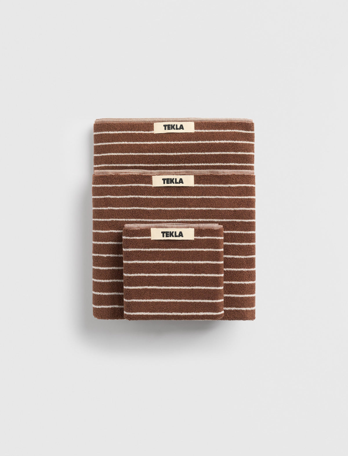 Terry Towel Rust Stripes