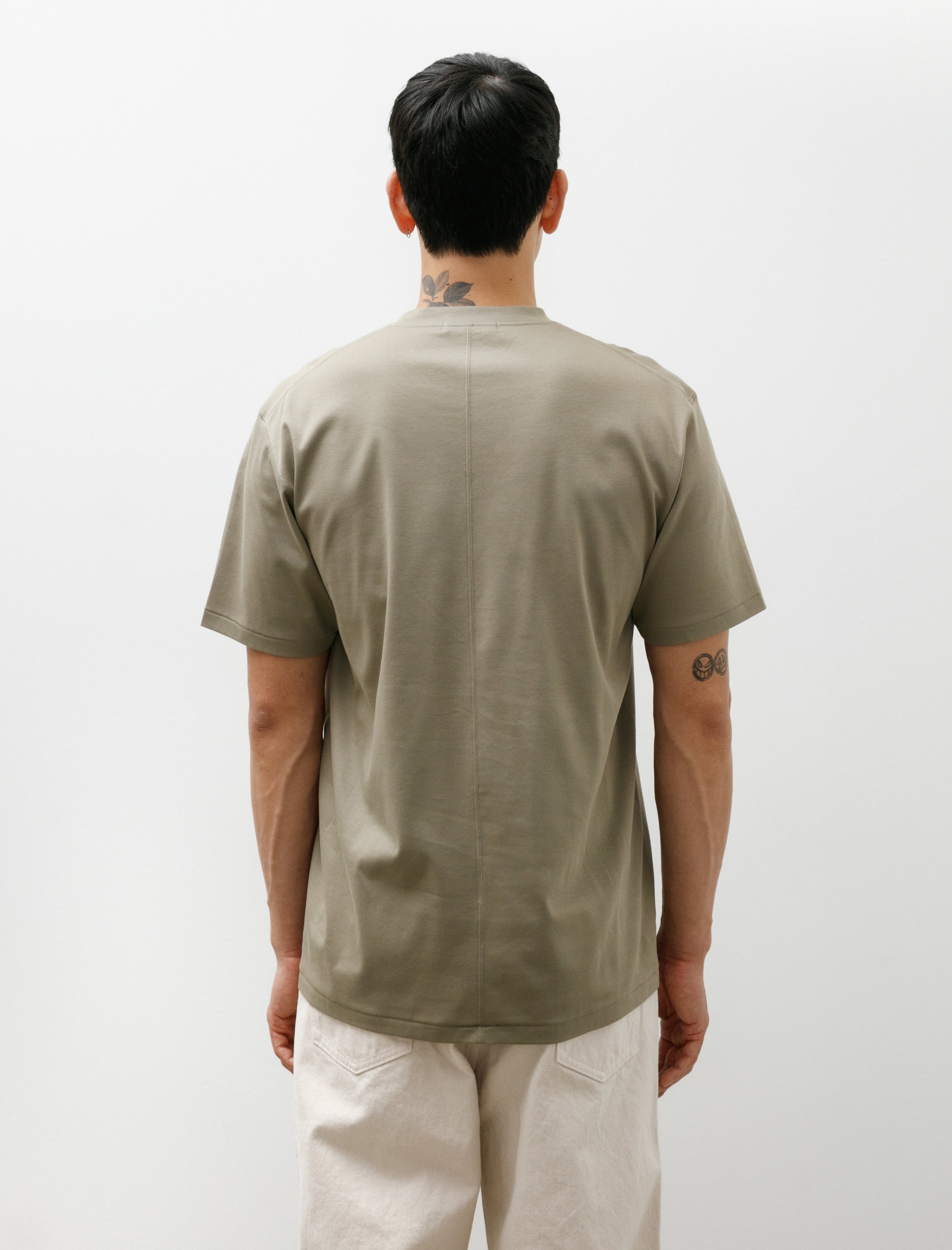 Back Seam T-Shirt C Olive