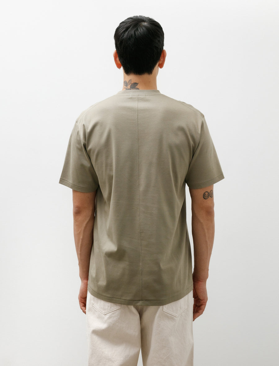 Back Seam T-Shirt C Olive - Image 2