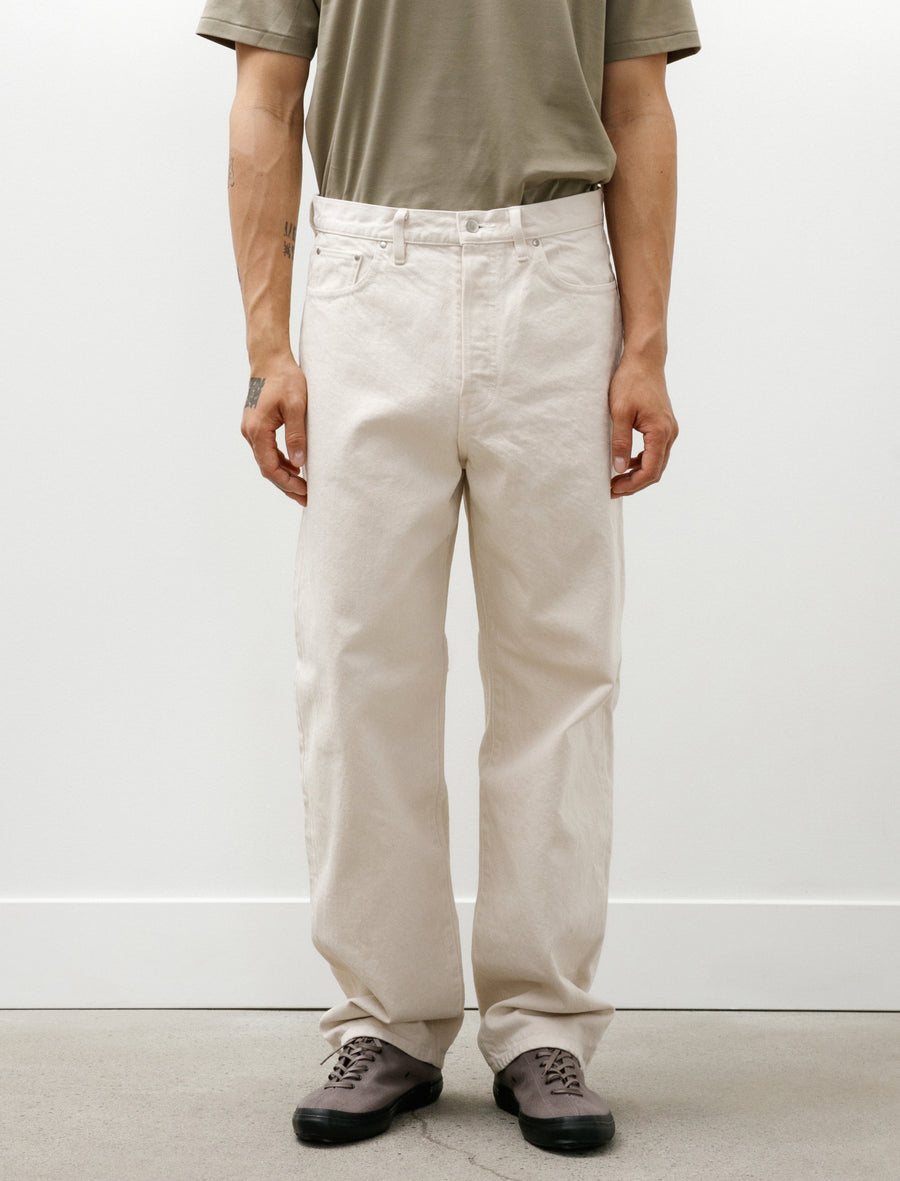 5 Pocket Pants A Off White - Image 4