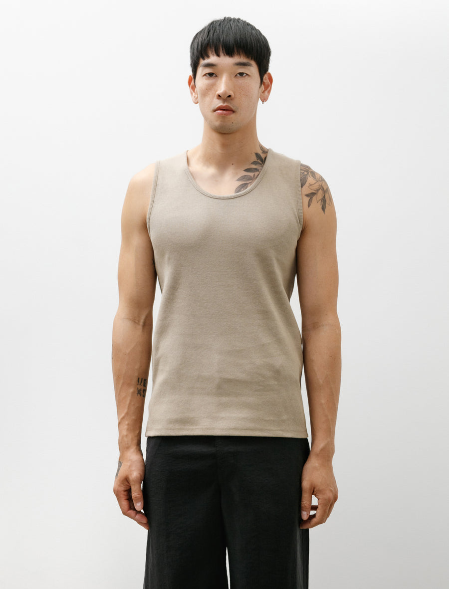 Rib Tank Top Sage - Image 1