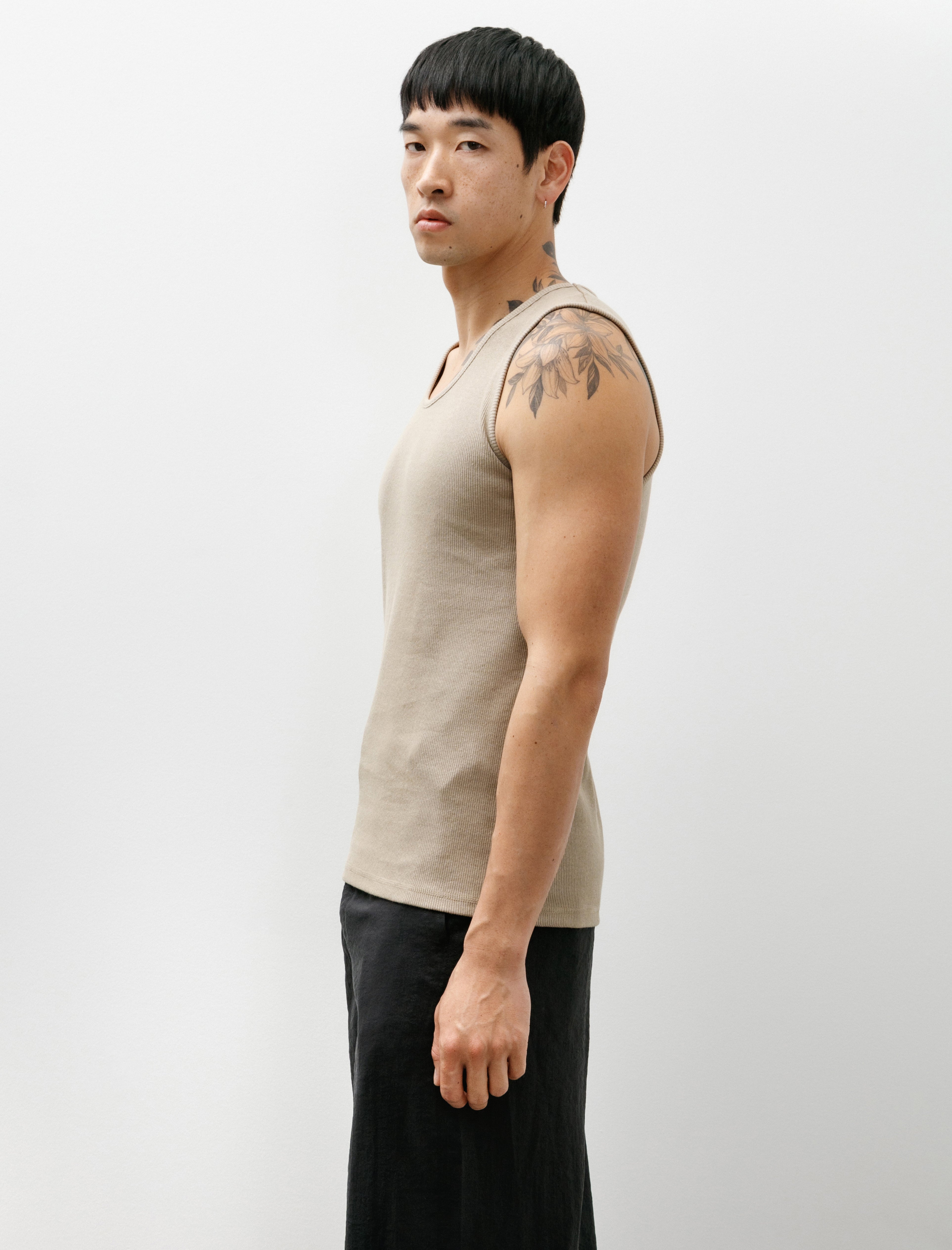 LEMAIRE タンクトップ Lemaire Rib Tank Top Sage – Neighbour