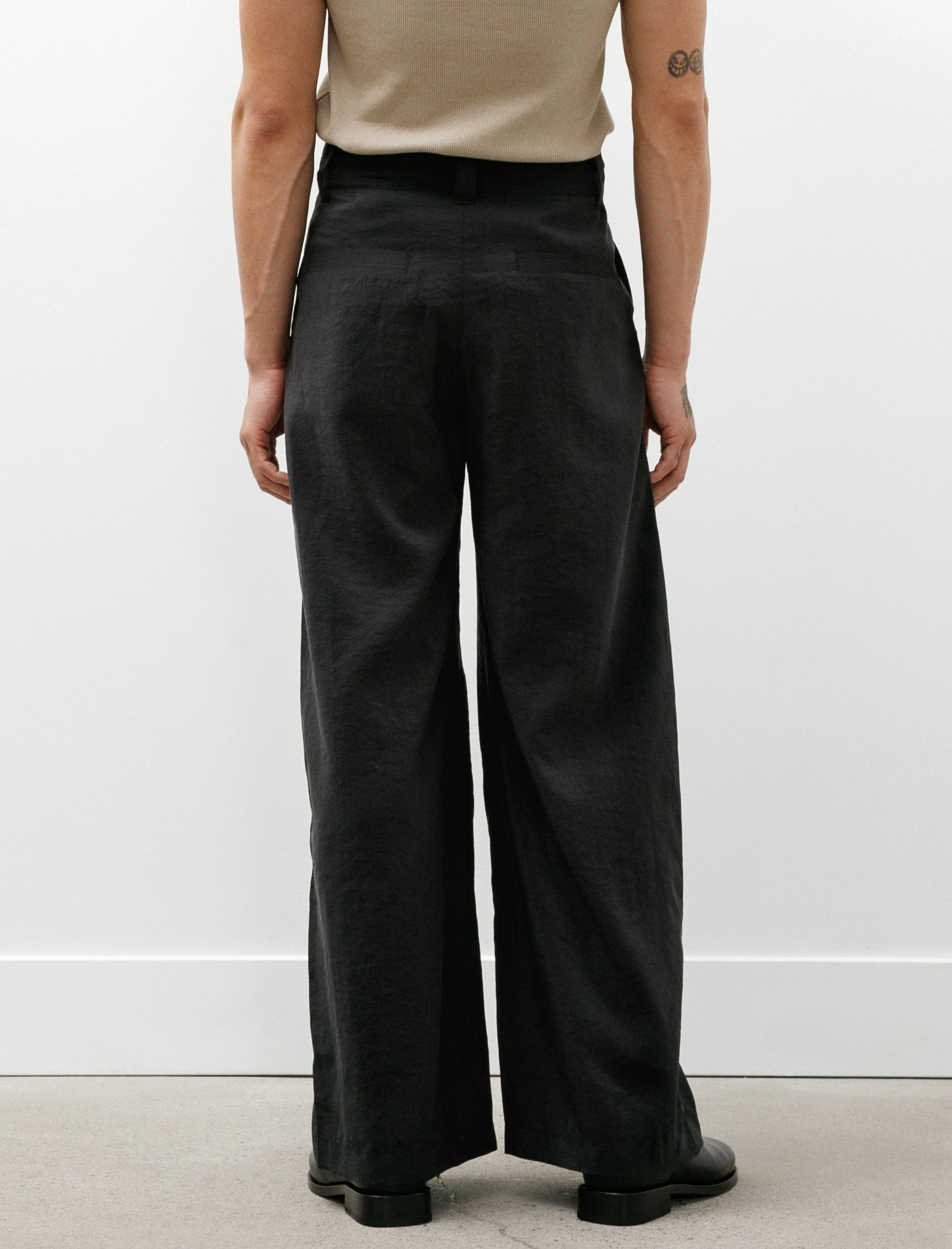 Lemaire Straight Tailored Pants Black