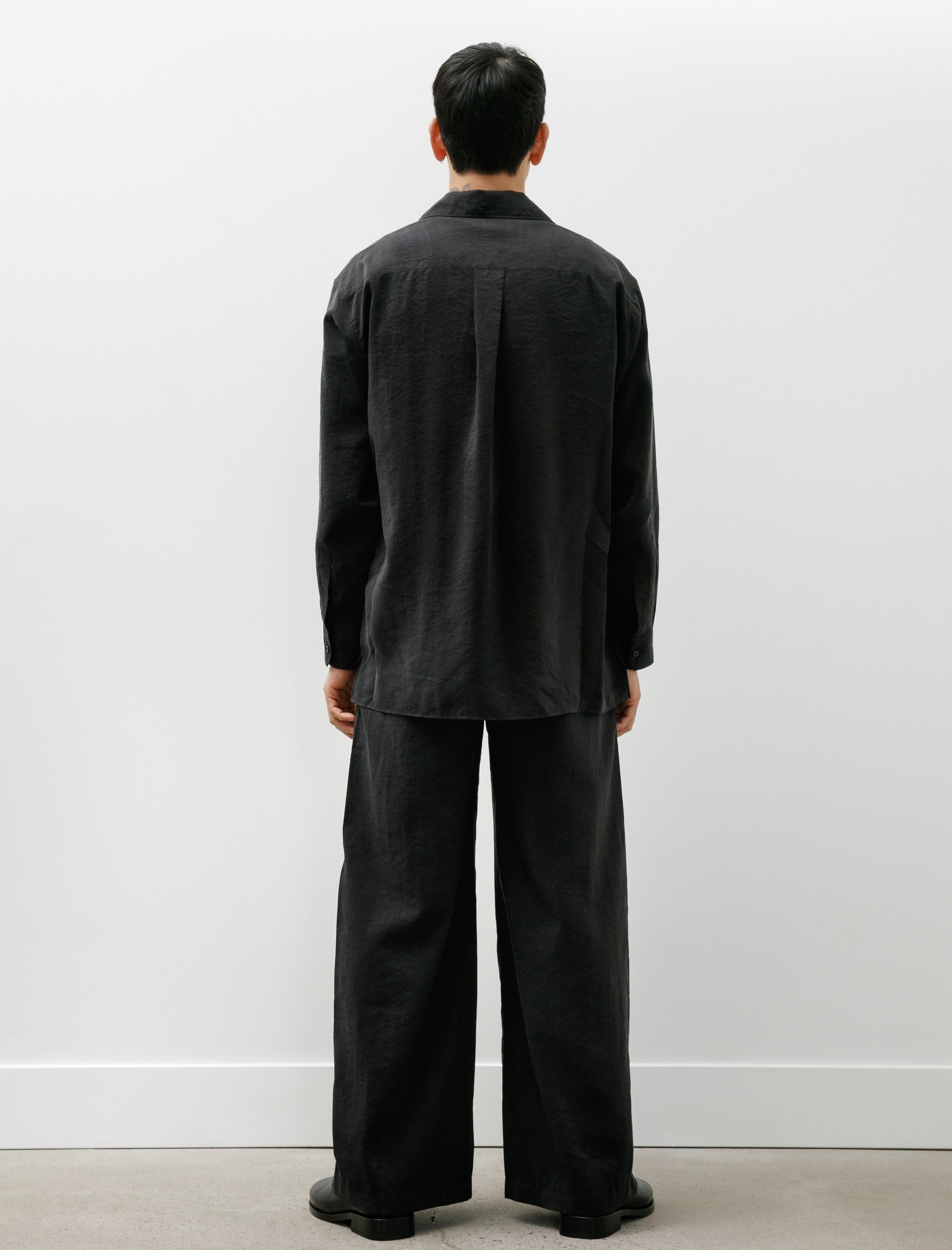 Lemaire Straight Tailored Pants Black