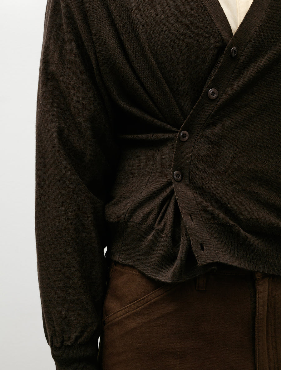 Twisted Cardigan Dark Cacao - Image 5