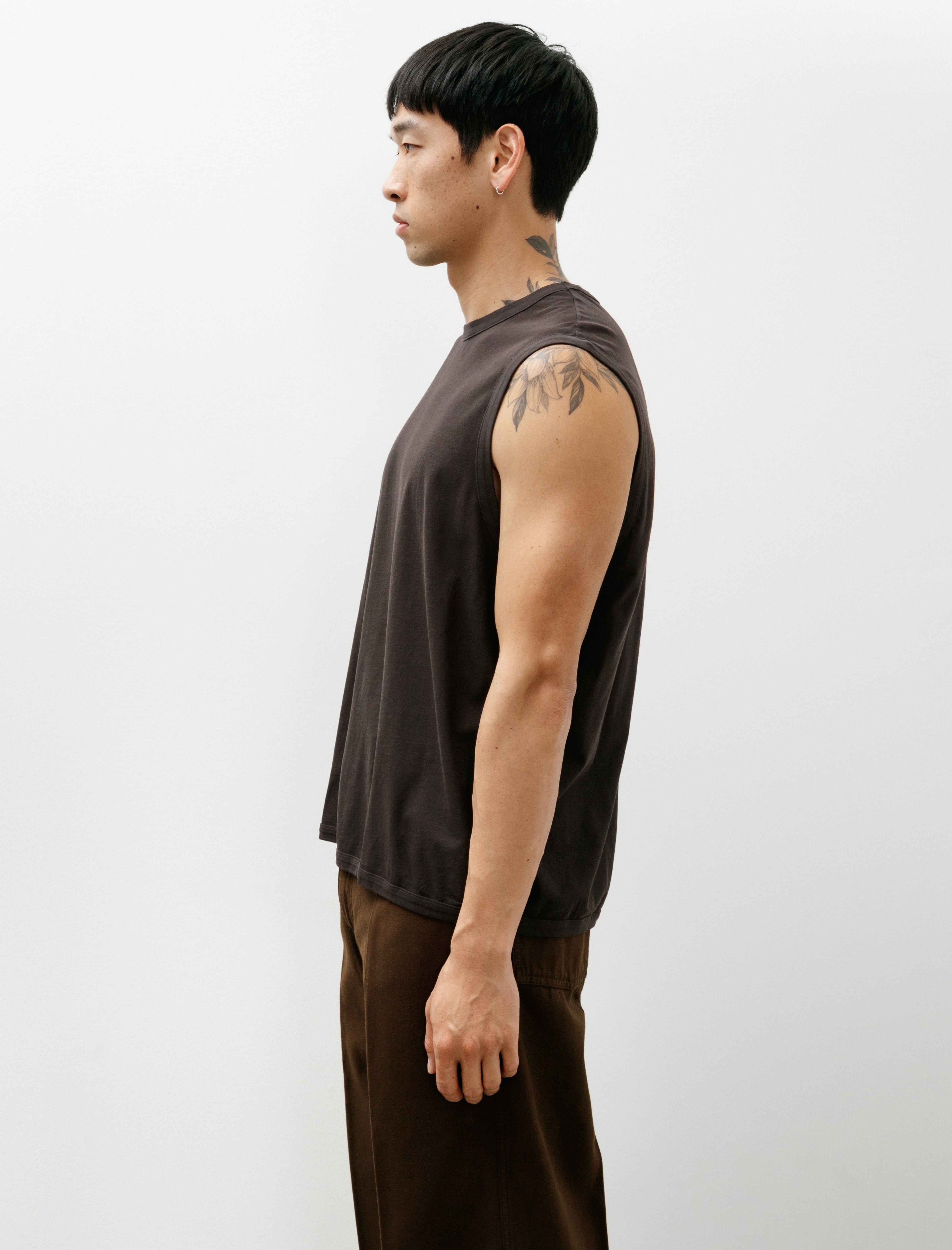 Lady White Co. Sleeveless T-Shirt Tire Black