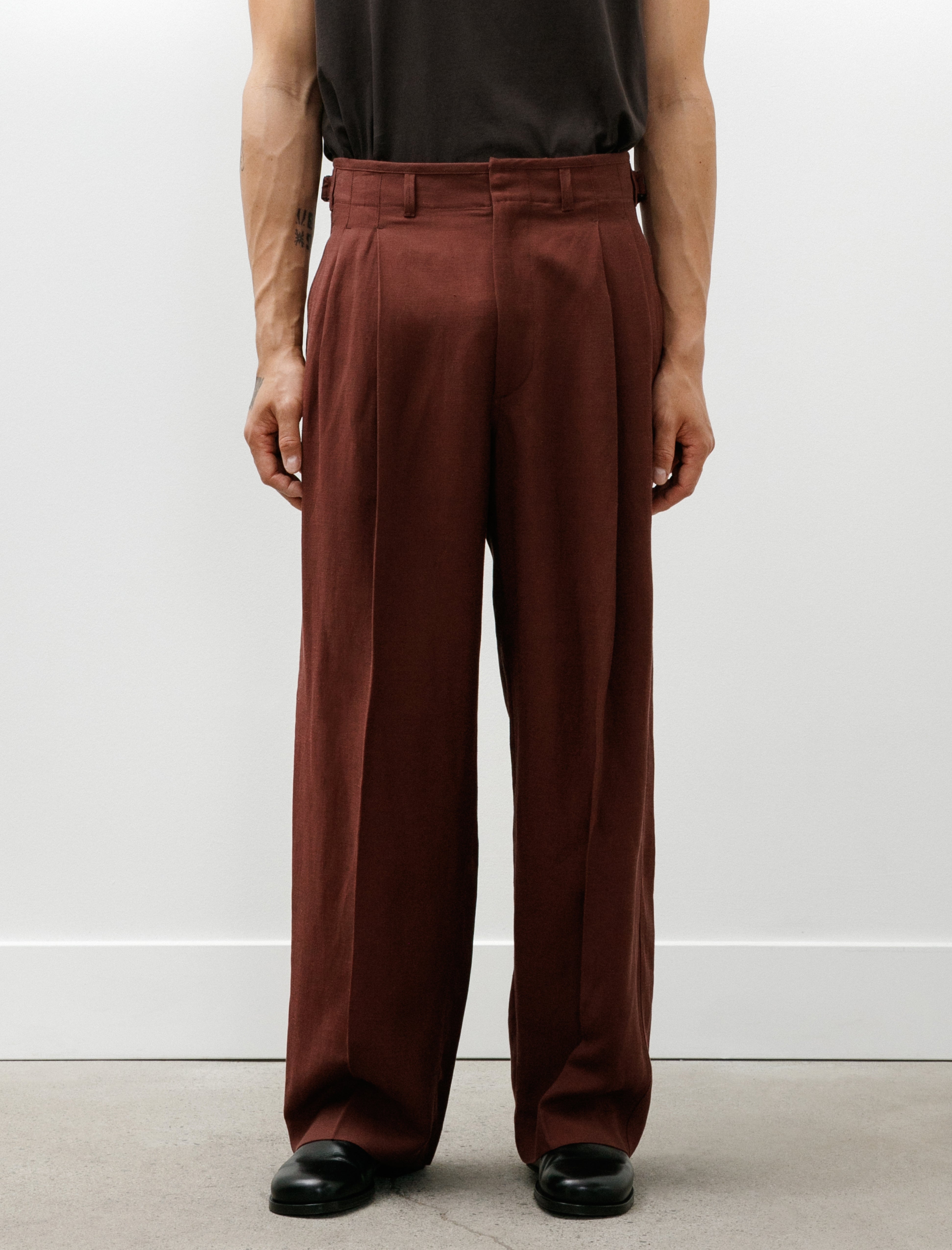 Lemaire Pleated Tailored Pants Porto