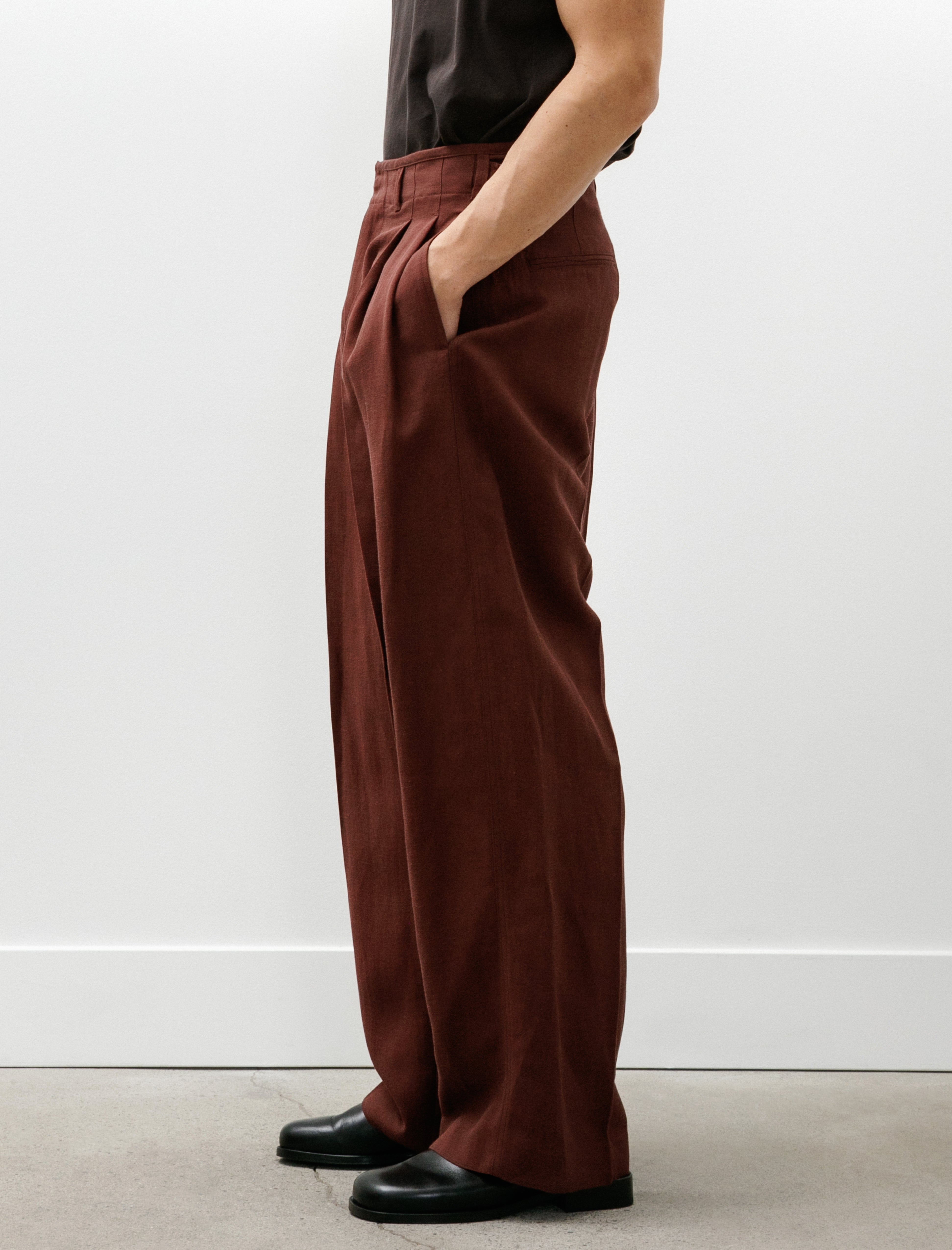 Lemaire Pleated Tailored Pants Porto