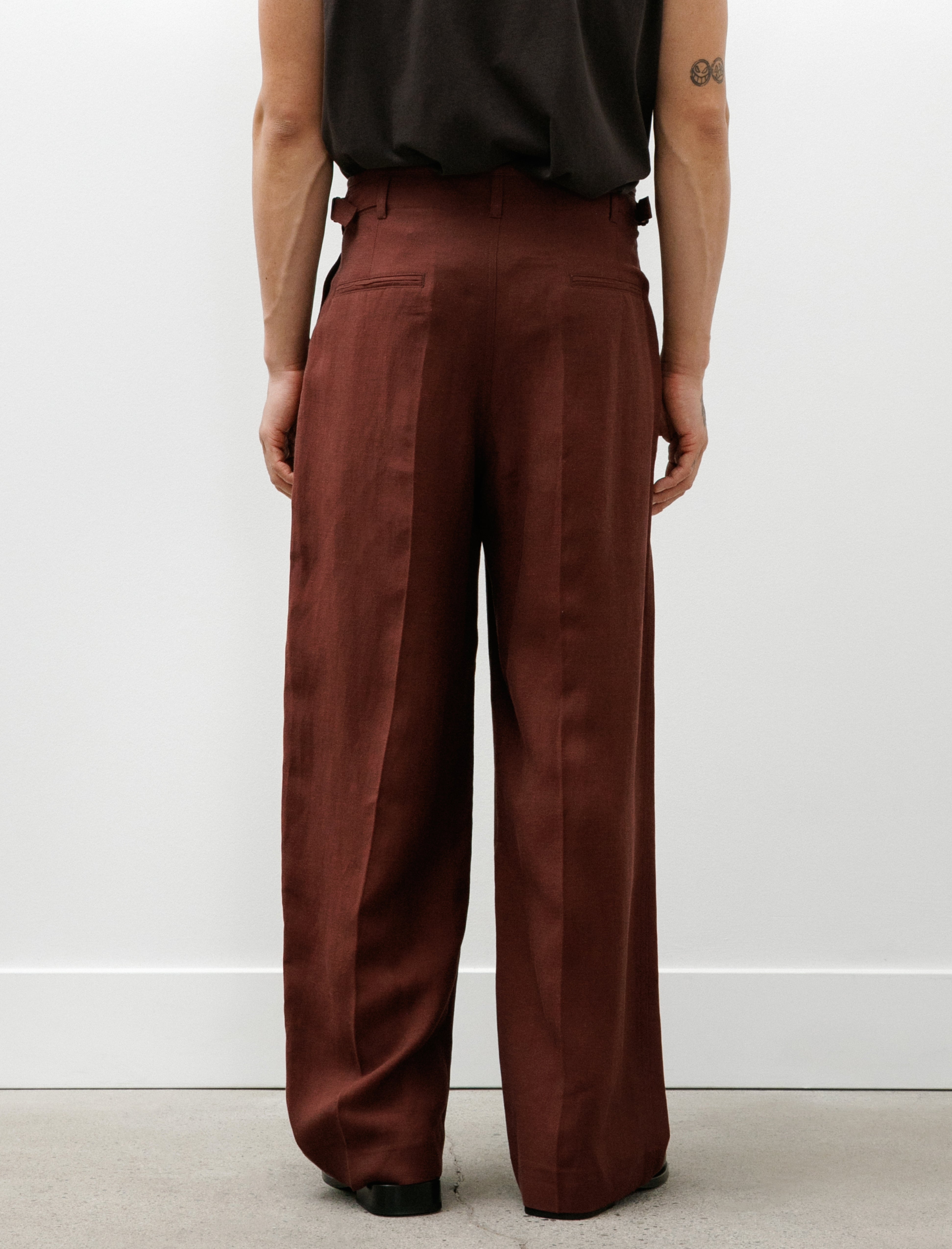 Lemaire Pleated Tailored Pants Porto
