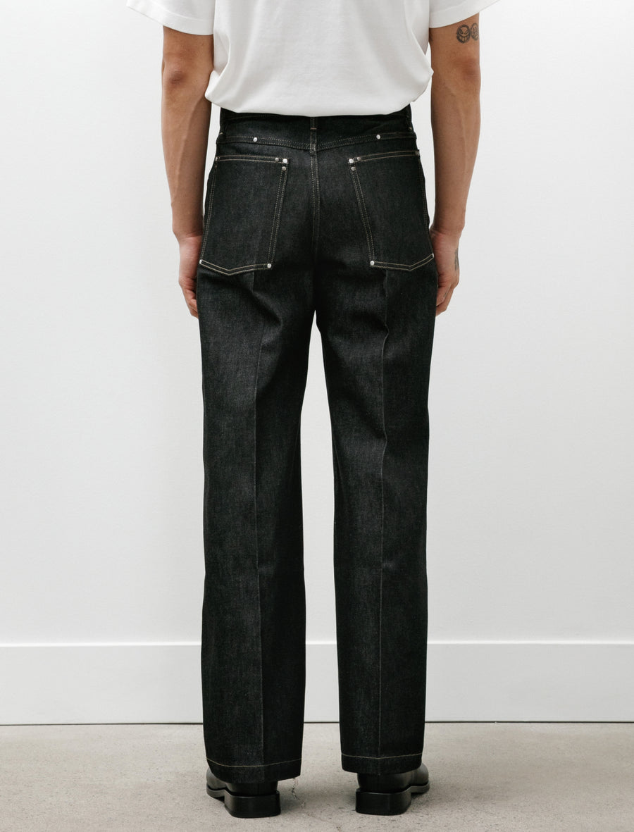 Wide Pants with Studs Slate - Image 5