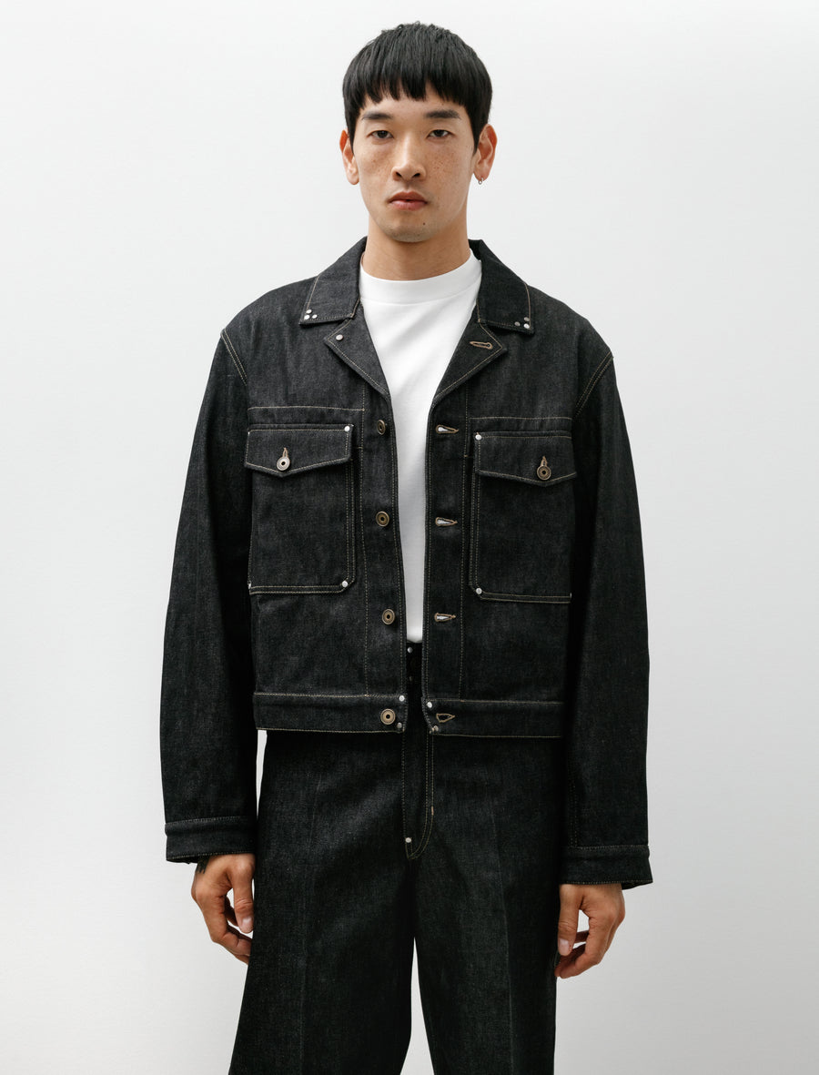 Lemaire Trucker Jacket With Studs Slate – Neighbour