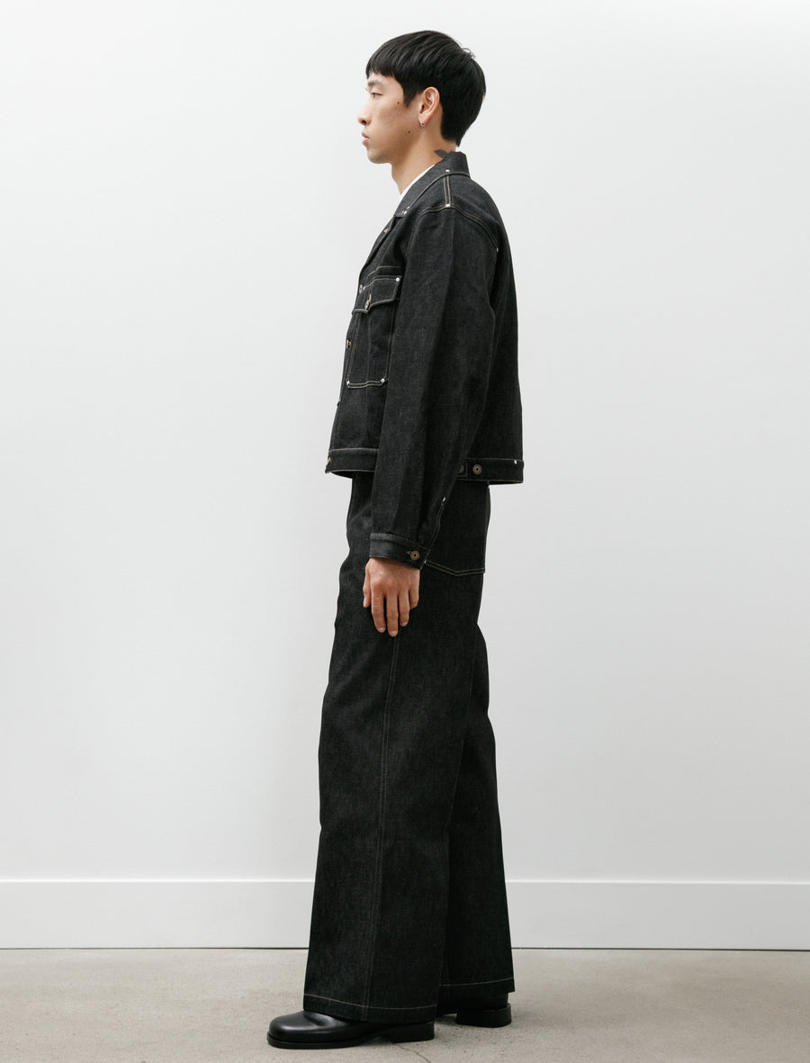 Wide Pants with Studs Slate - Image 3