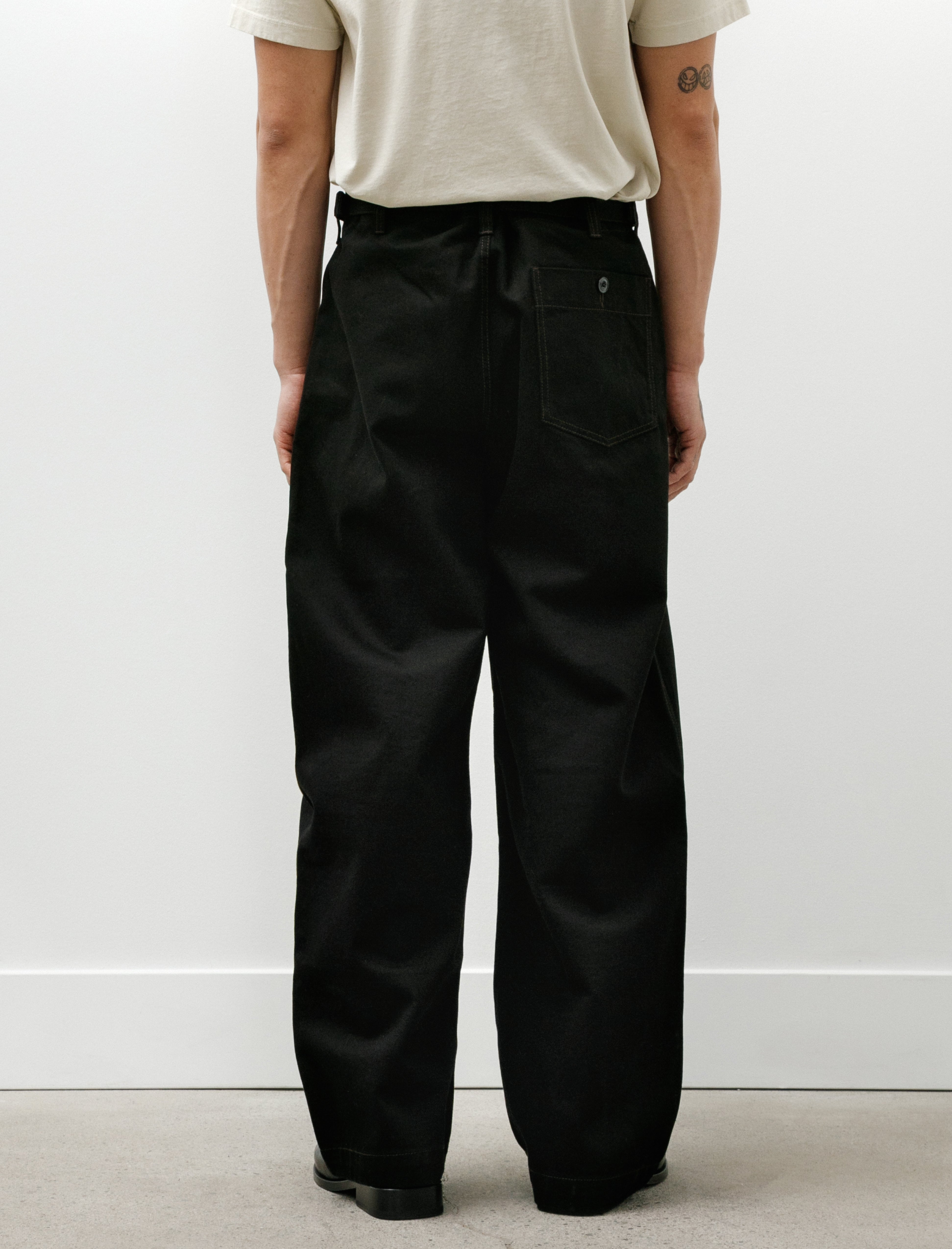 Lemaire Maxi Workwear Pants Black