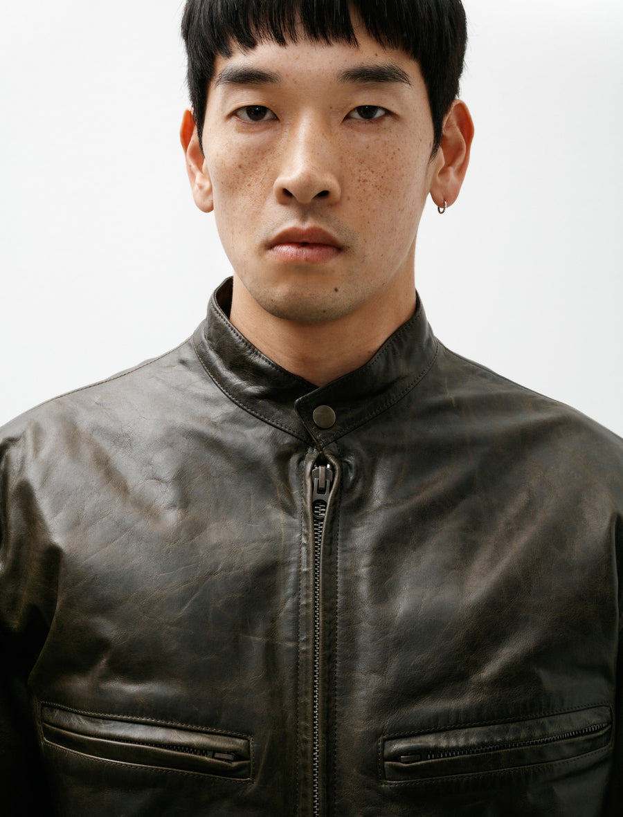 Boxy Biker Jacket Bronze - Image 5