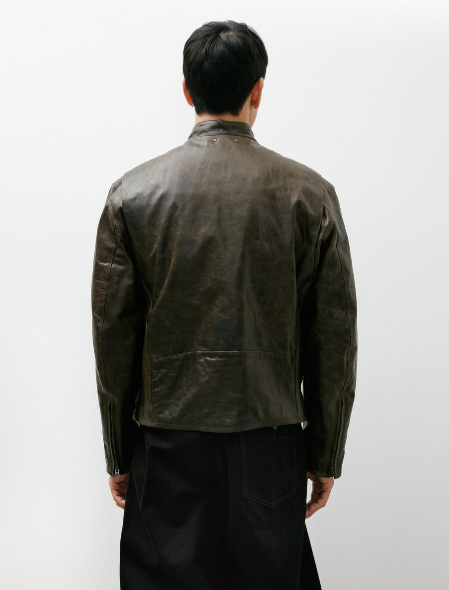 Boxy Biker Jacket Bronze - Image 2
