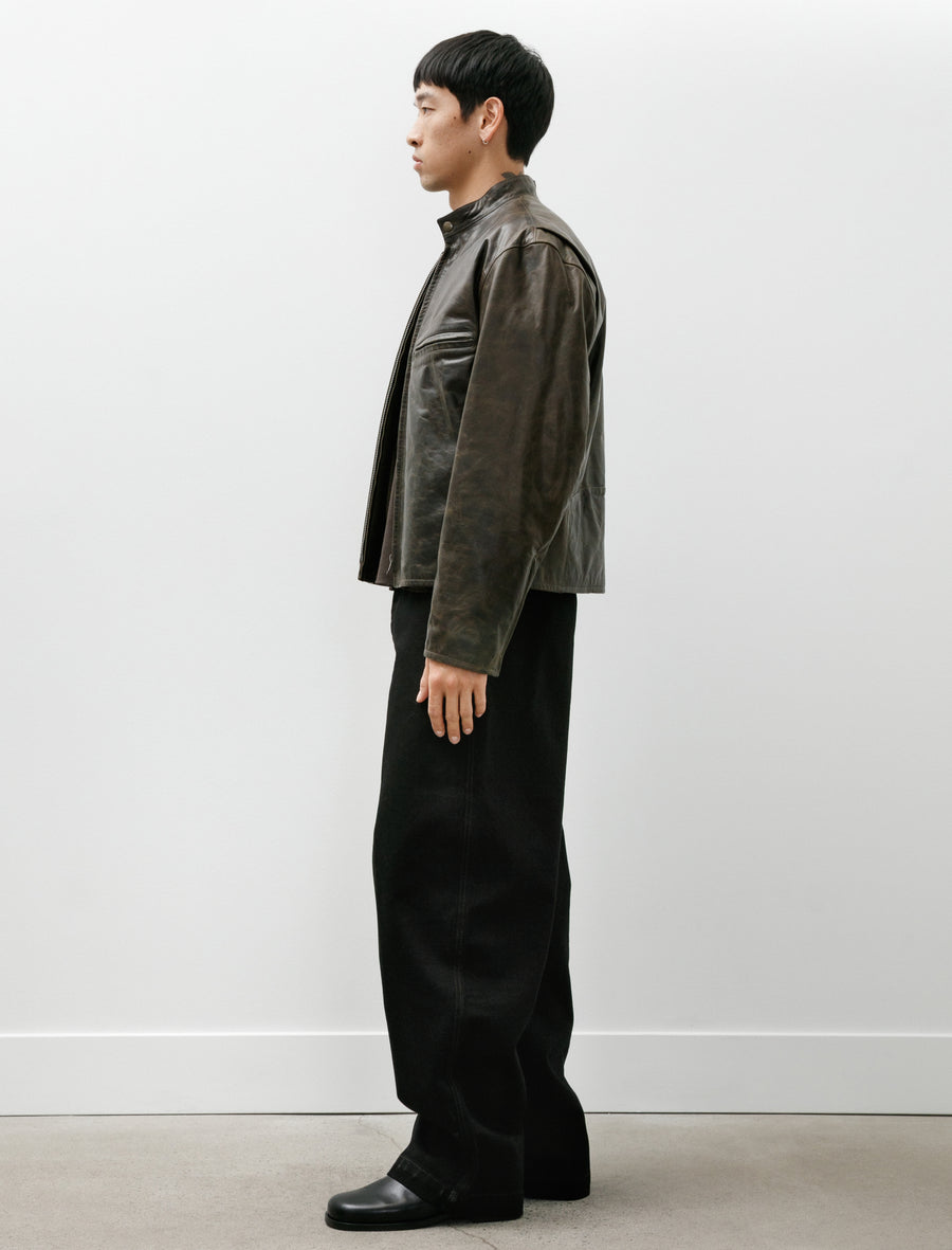 Boxy Biker Jacket Bronze - Image 9