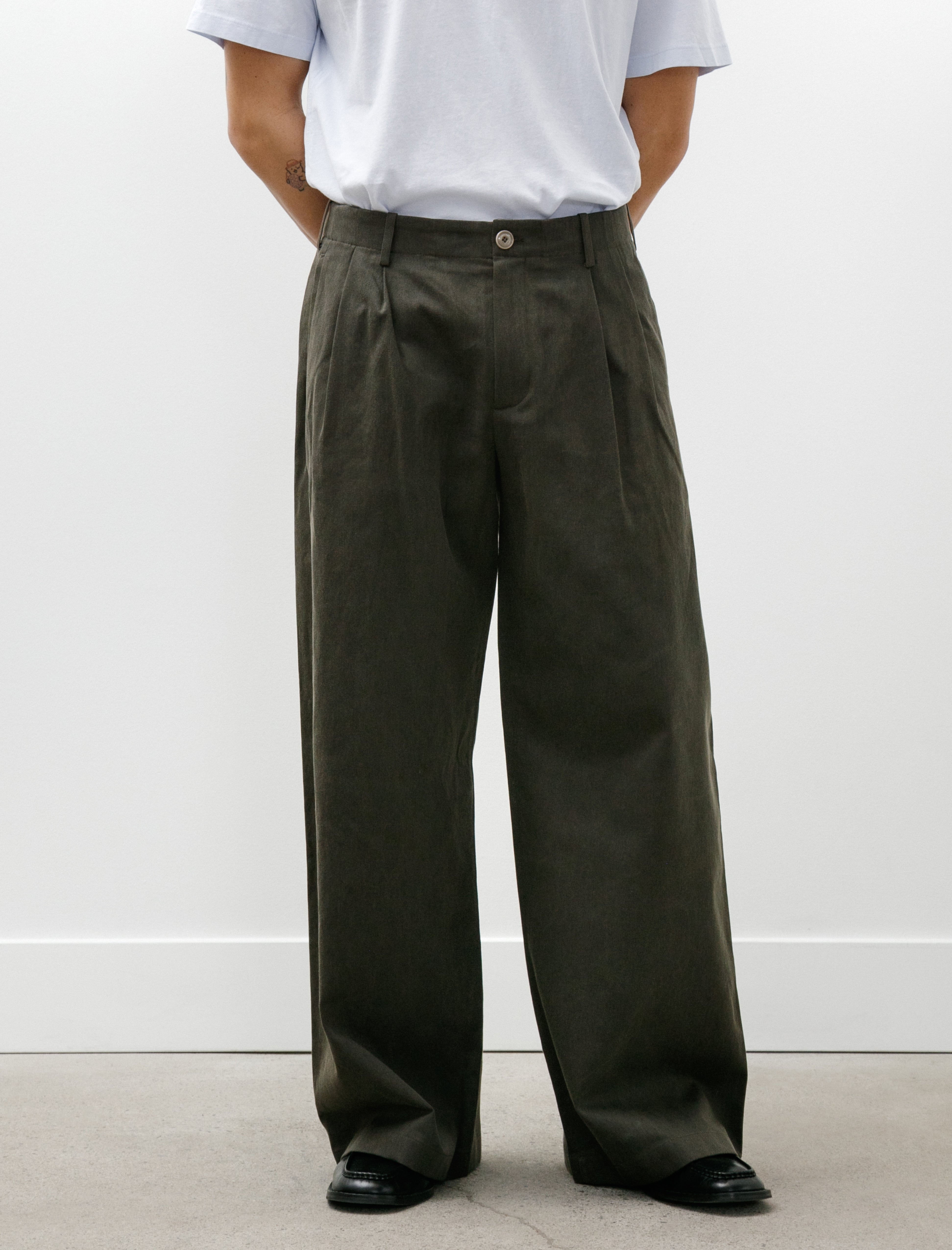 Our Legacy Bridge Chino Antique Mud Coated Sateen