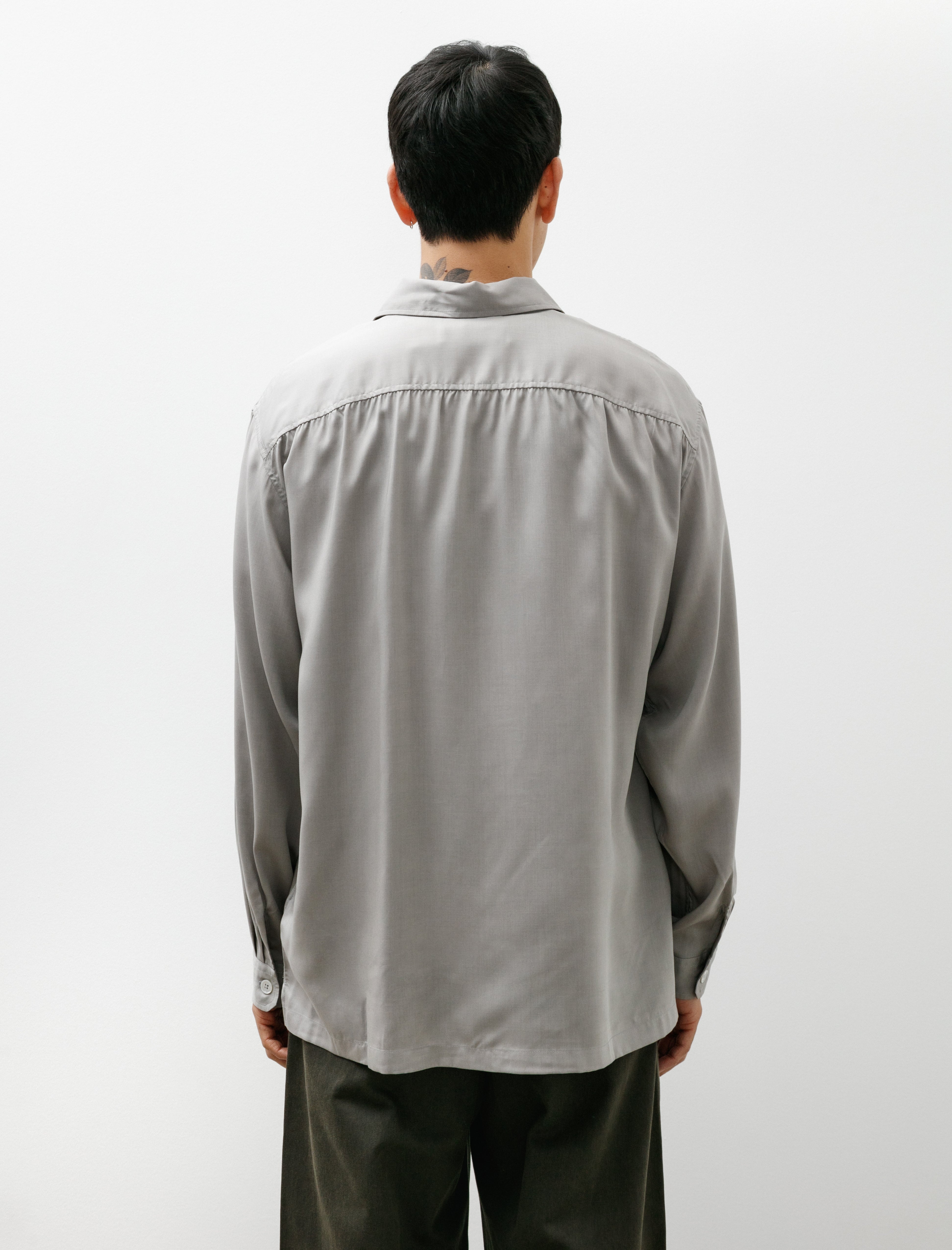 Our Legacy Every Shirt Willow Grey Softflow Tencel