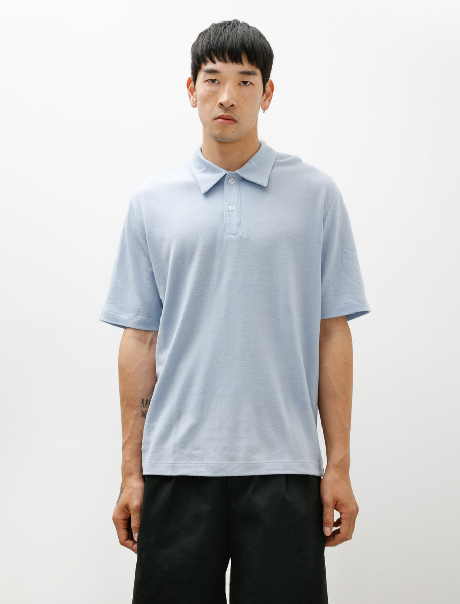 Summer Wool Polo Light Blue - Image 1