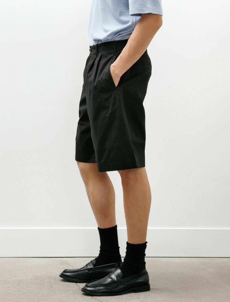 Ponte Shorts Studio Black Micro Canvas - Image 6