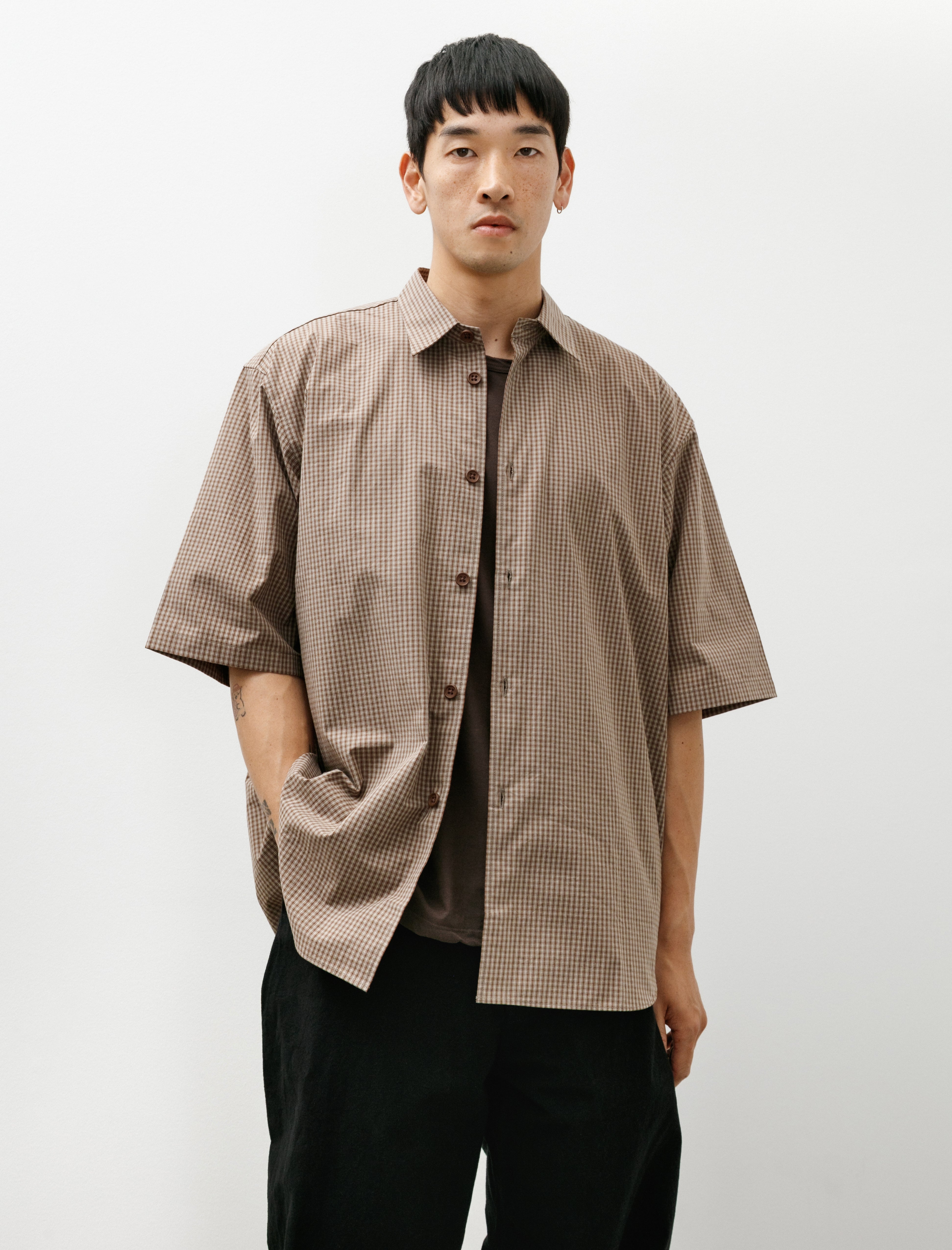 MAN-TLE R20 Shirt-9 S/S Weather Shirt Garden Grid