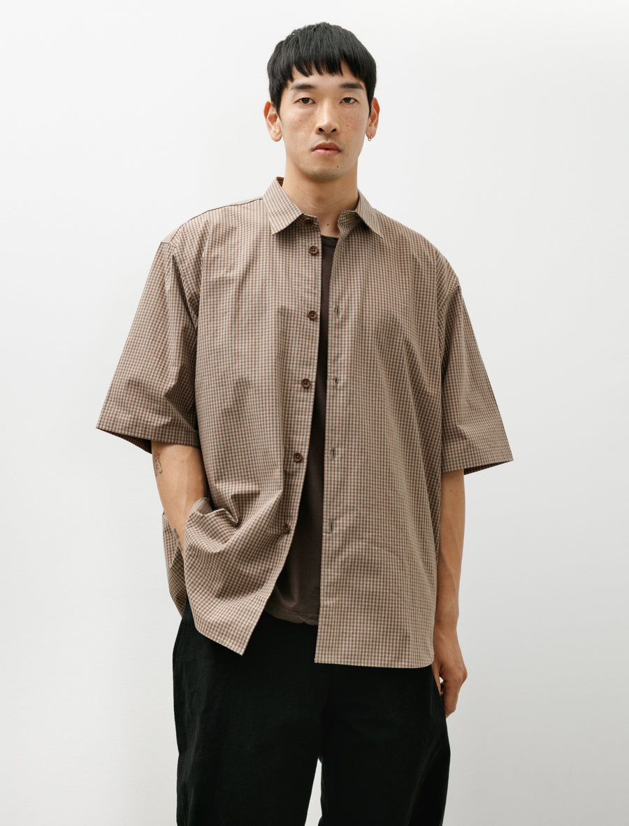 R20 Shirt-9 S/S Weather Shirt Garden Grid - Image 1