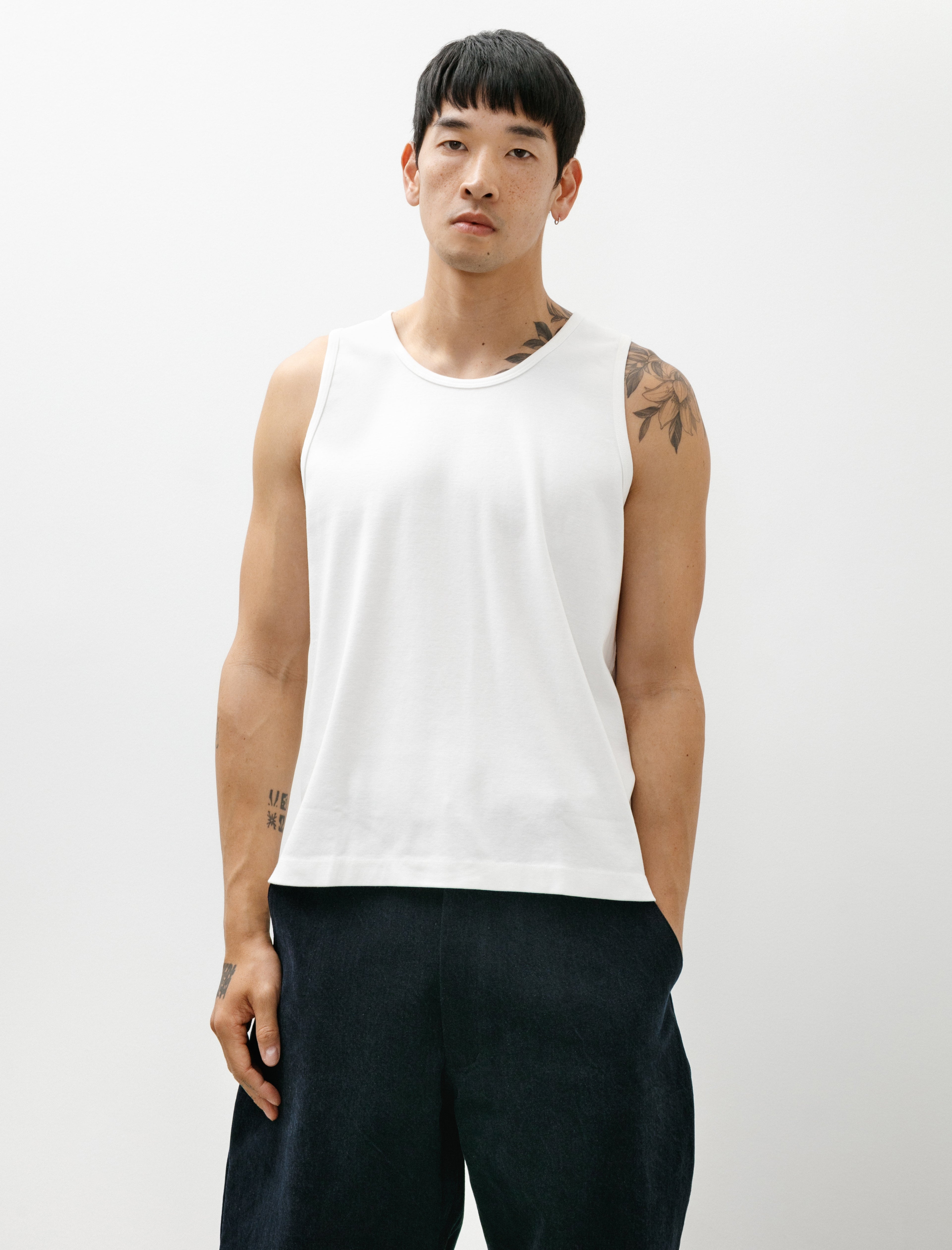 MAN-TLE LWC x MAN-TLE Tank Top 2-Pack White