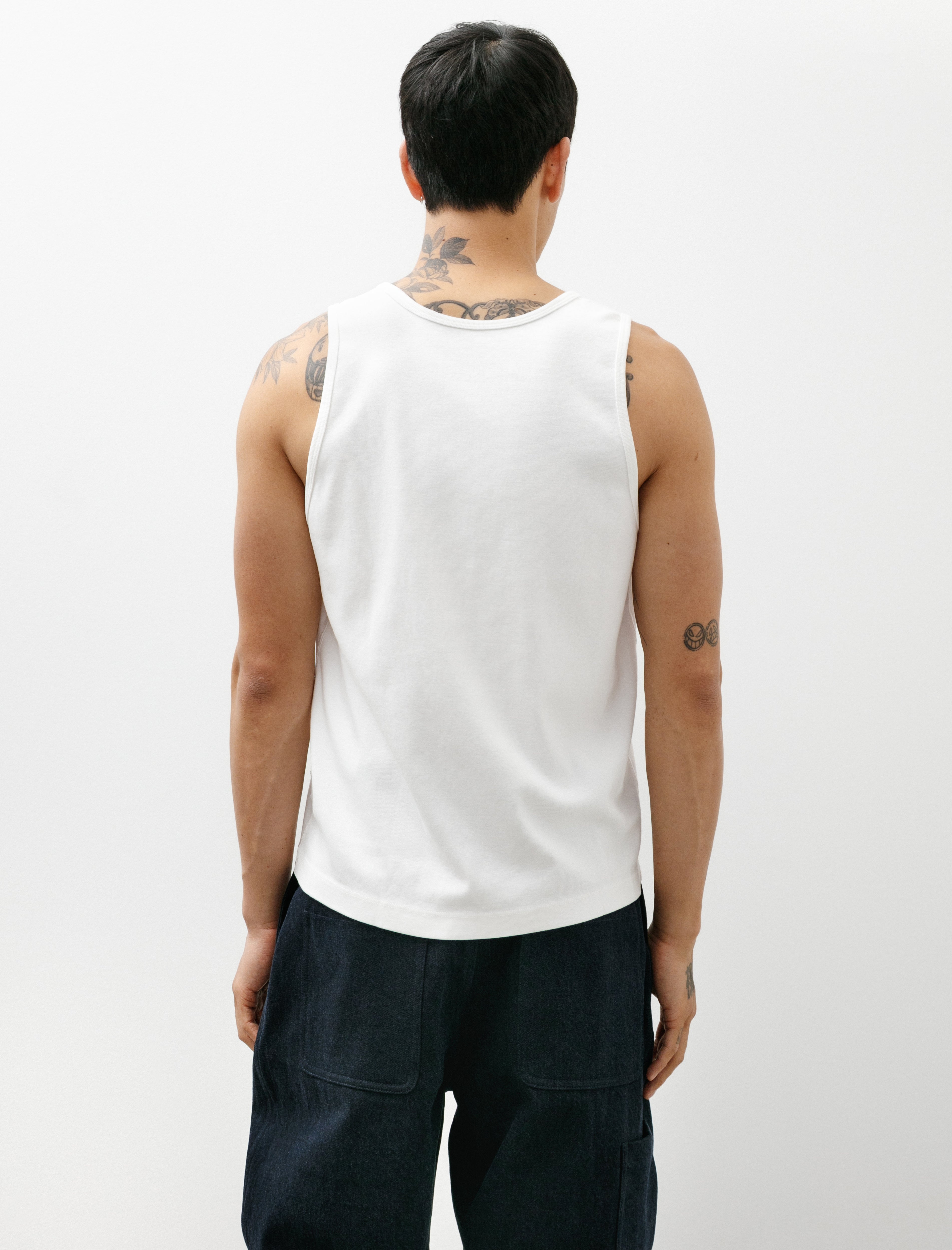 MAN-TLE LWC x MAN-TLE Tank Top 2-Pack White