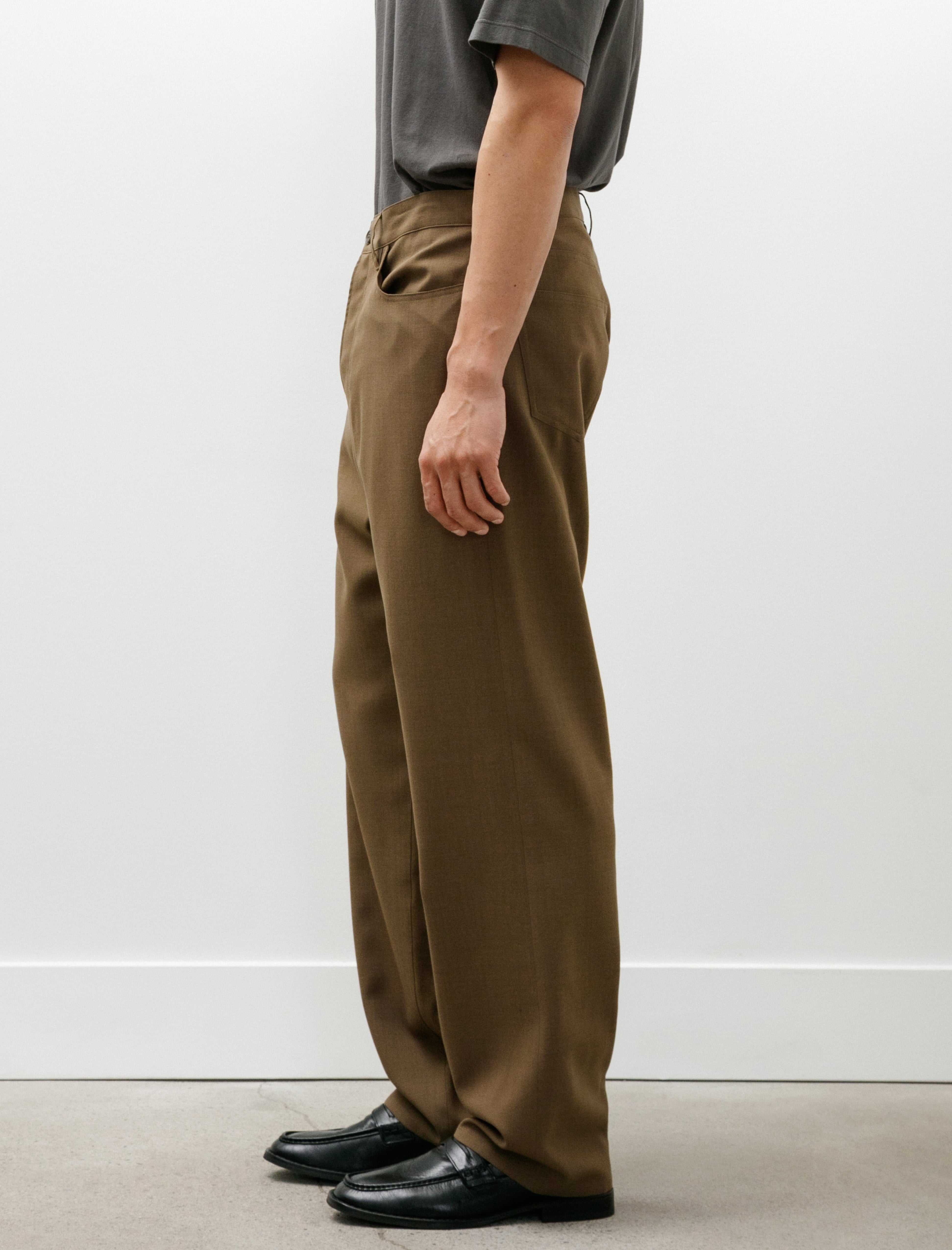 5 Pocket Pants C Brown