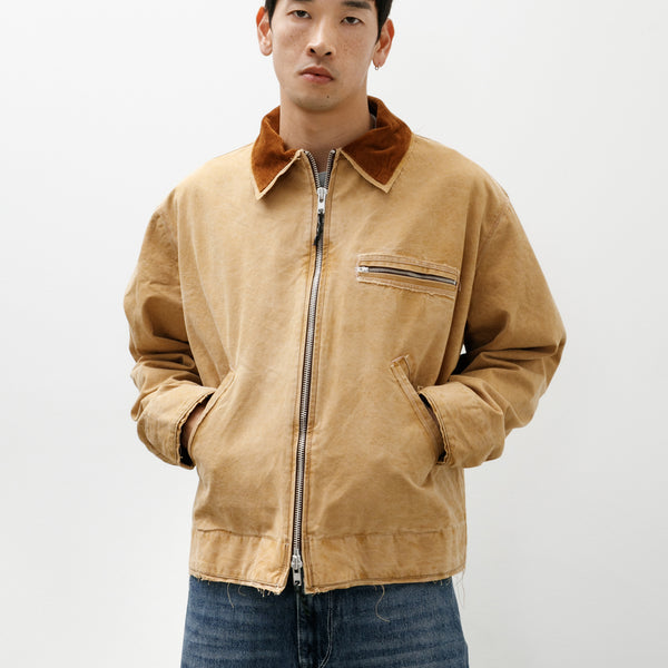 Camiel Fortgens Worker Jacket Sand Vintage Wash – Neighbour