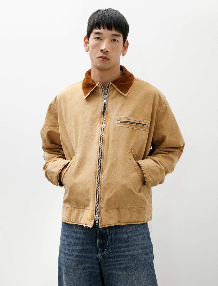 ジャケット・アウター CAMIEL FORTGENS insert worker jacket Camiel Fortgens Worker Jacket Sand Vintage Wash – Neighbour