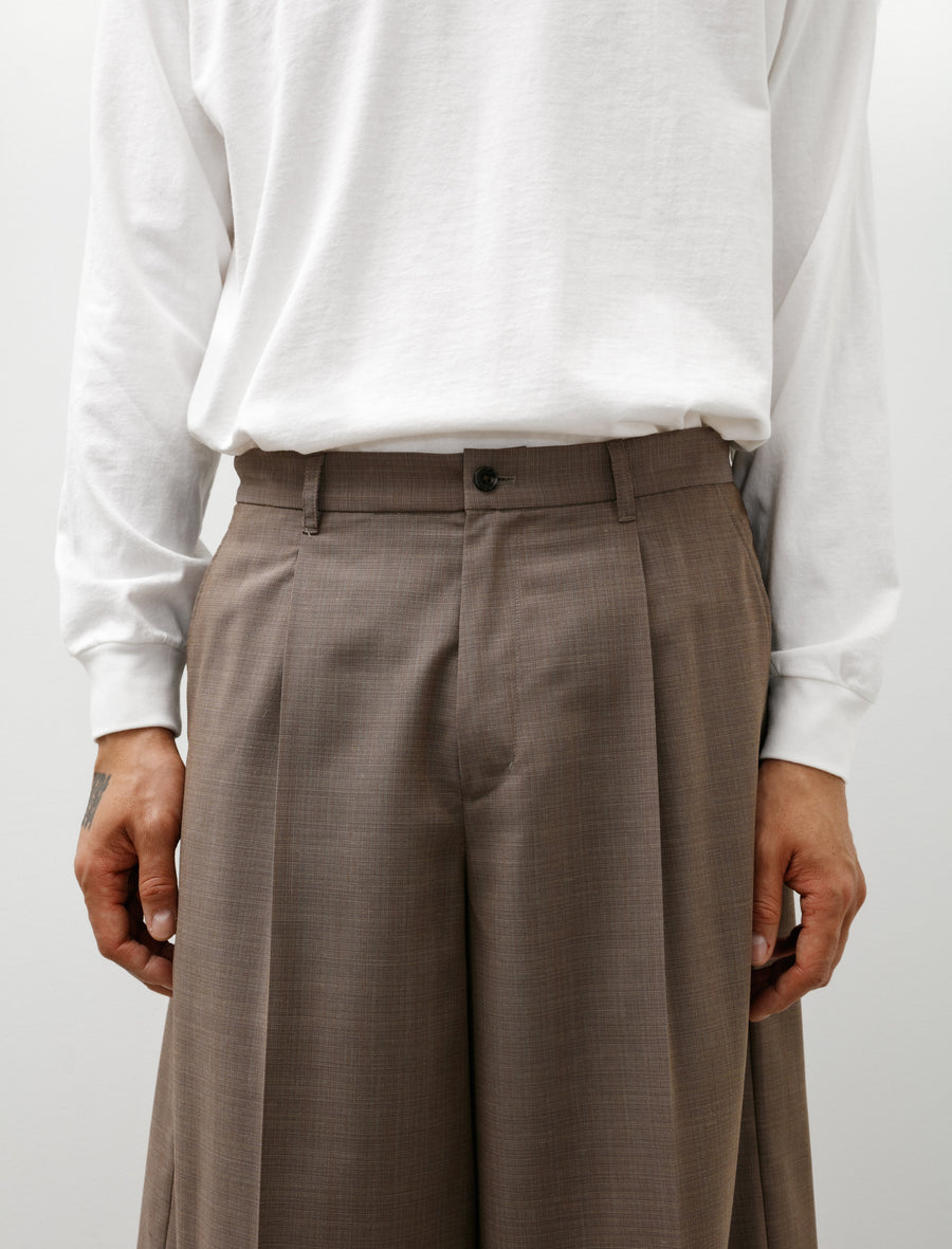 Tuck Wide Shorts C Stone - Image 7