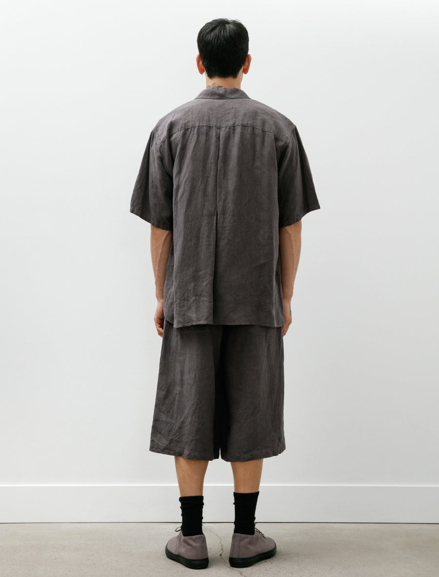 Open Collar Shirt B Grey - Image 7