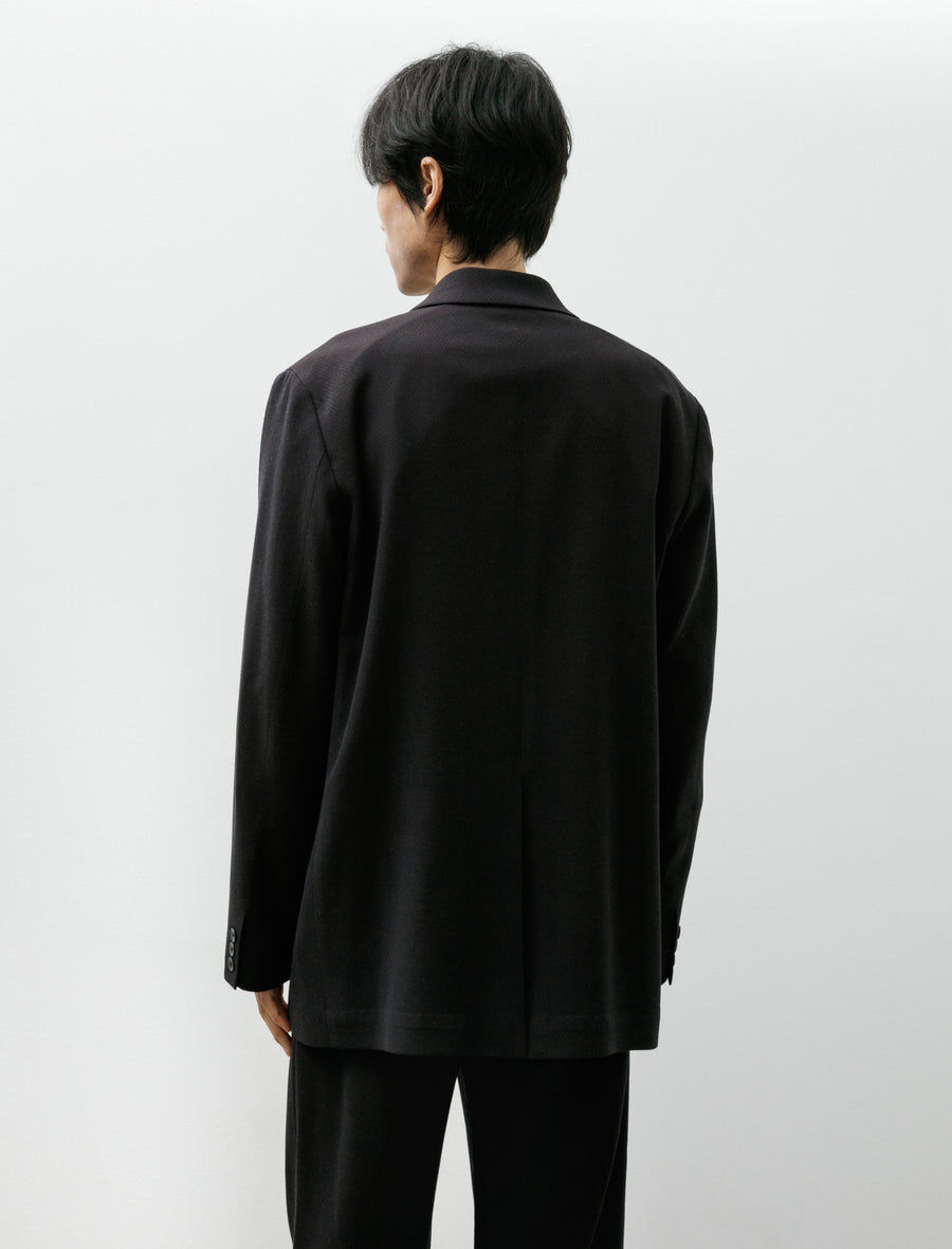 Travel Tailored Jacket Summer Herringbone Mud Indigo - Image 2