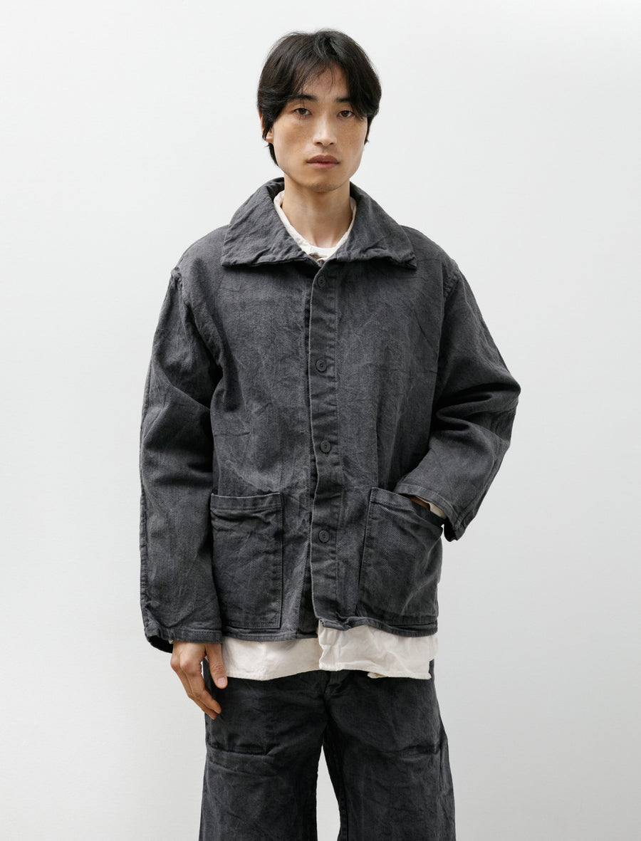 931 Scout Jacket Cotton Blackout Grey Logwood - Image 4