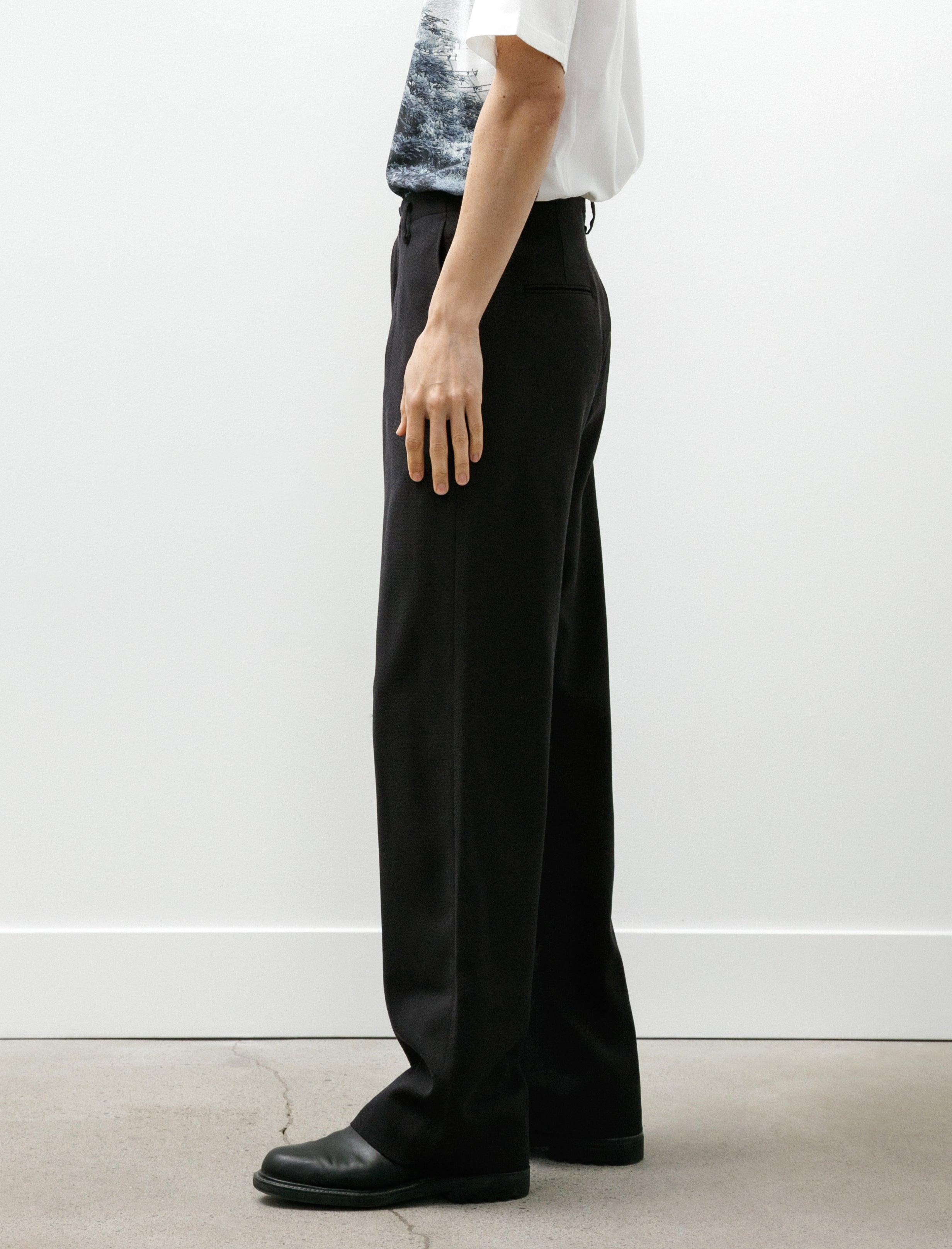 Seya Reporter Pants Summer Herringbone Mud Indigo