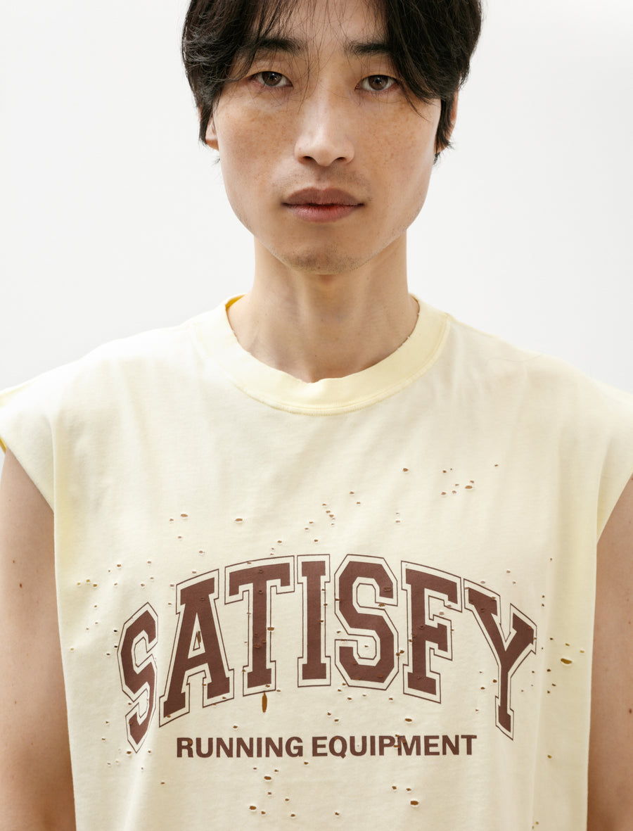 Satisfy MothTech Muscle Tee Aged Transparent Yellow – Neighbour