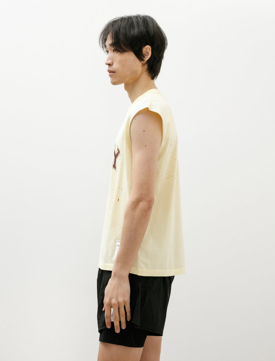 MothTech Muscle Tee Aged Transparent Yellow - Image 3