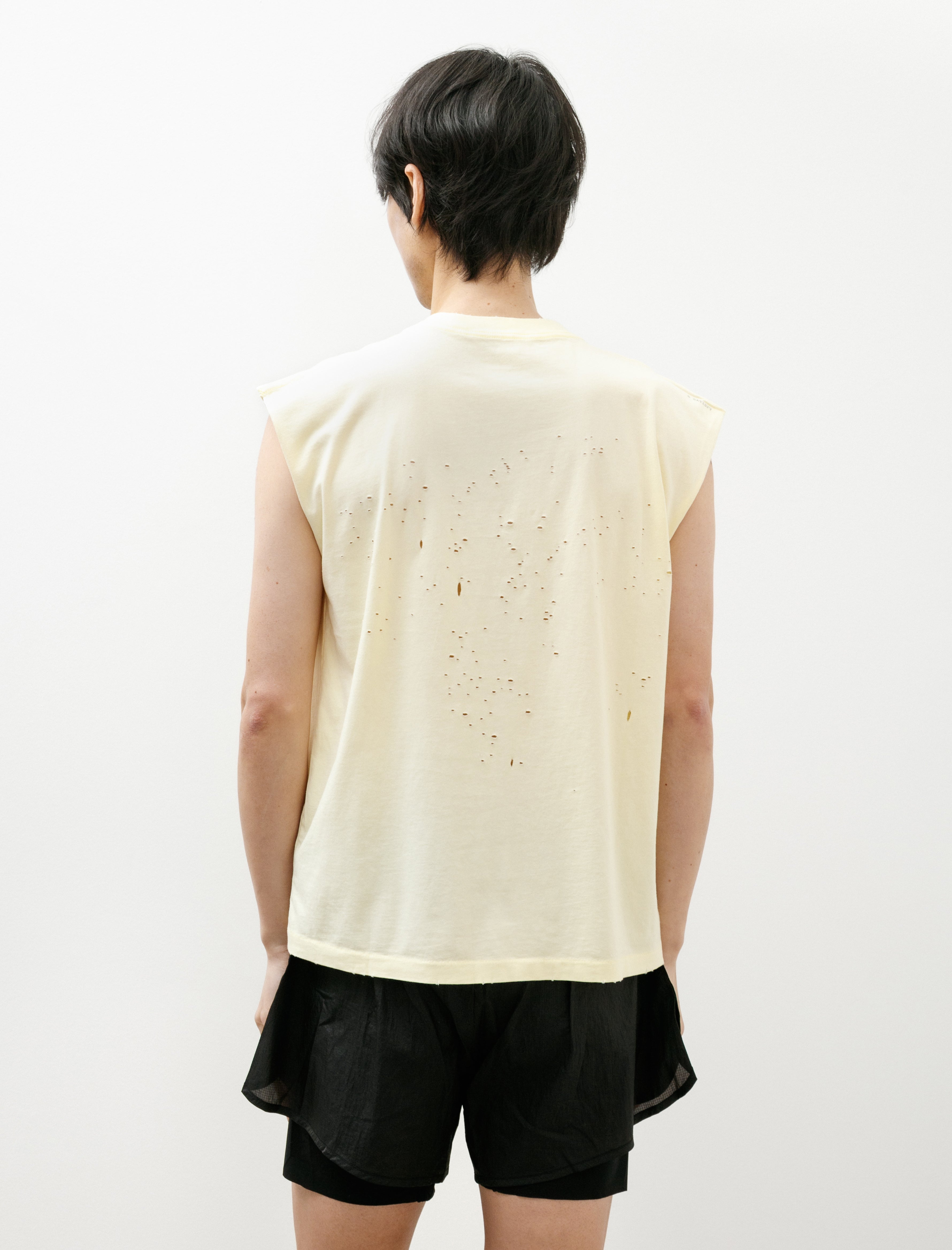 Satisfy MothTech Muscle Tee Aged Transparent Yellow