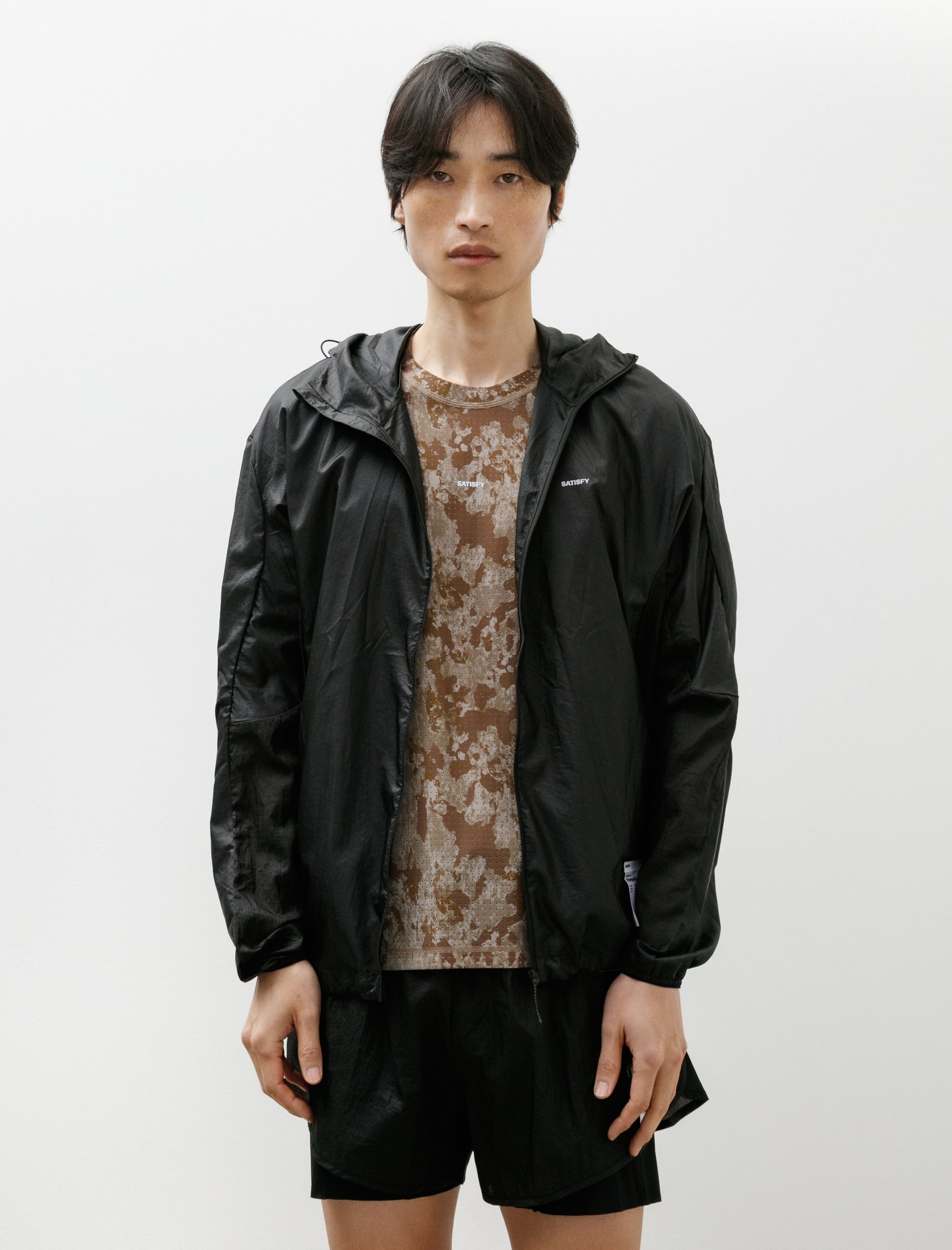 Satisfy Pertex Diamond Fuse Windbreaker Black