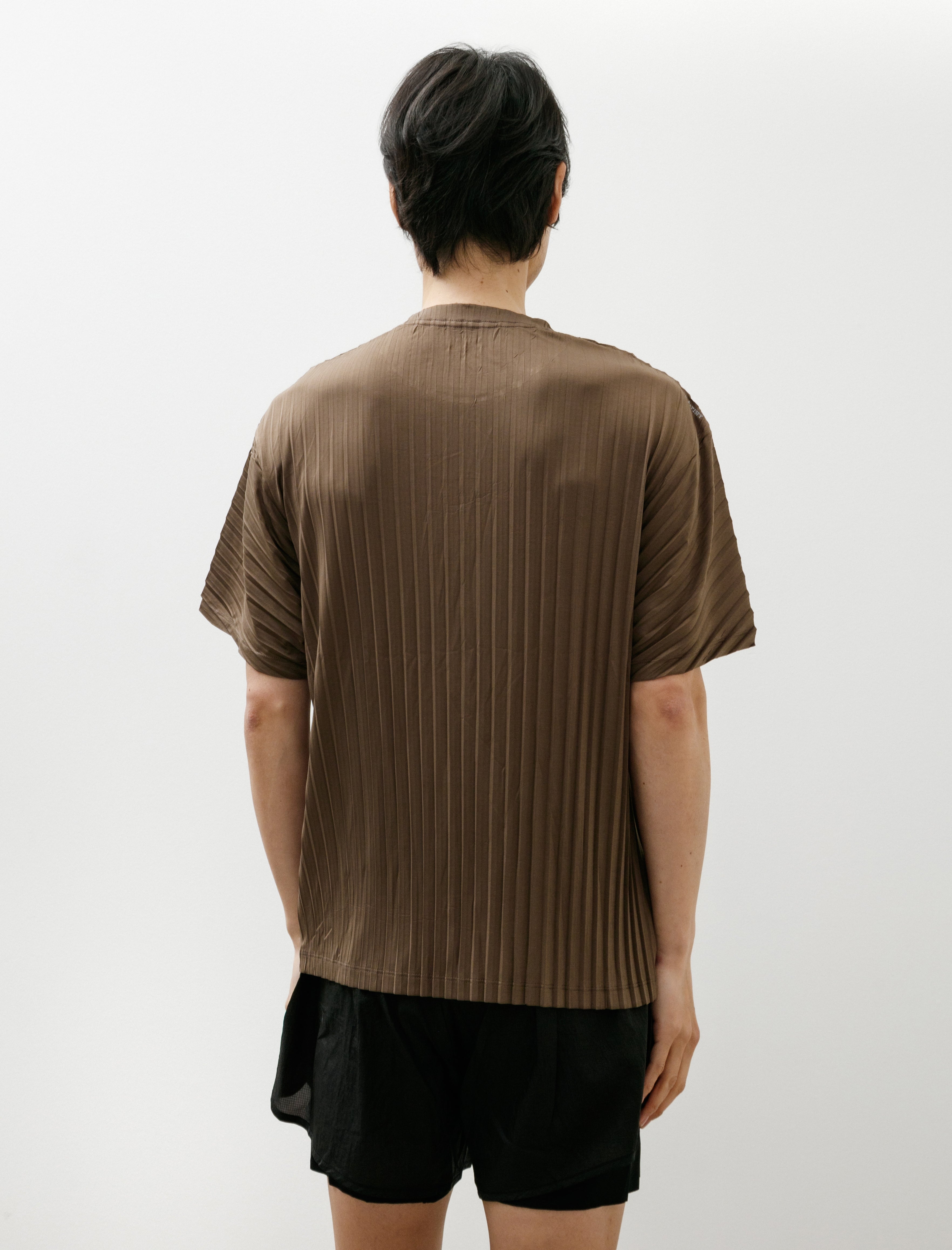 Satisfy Auralite Pleated T-Shirt Olive
