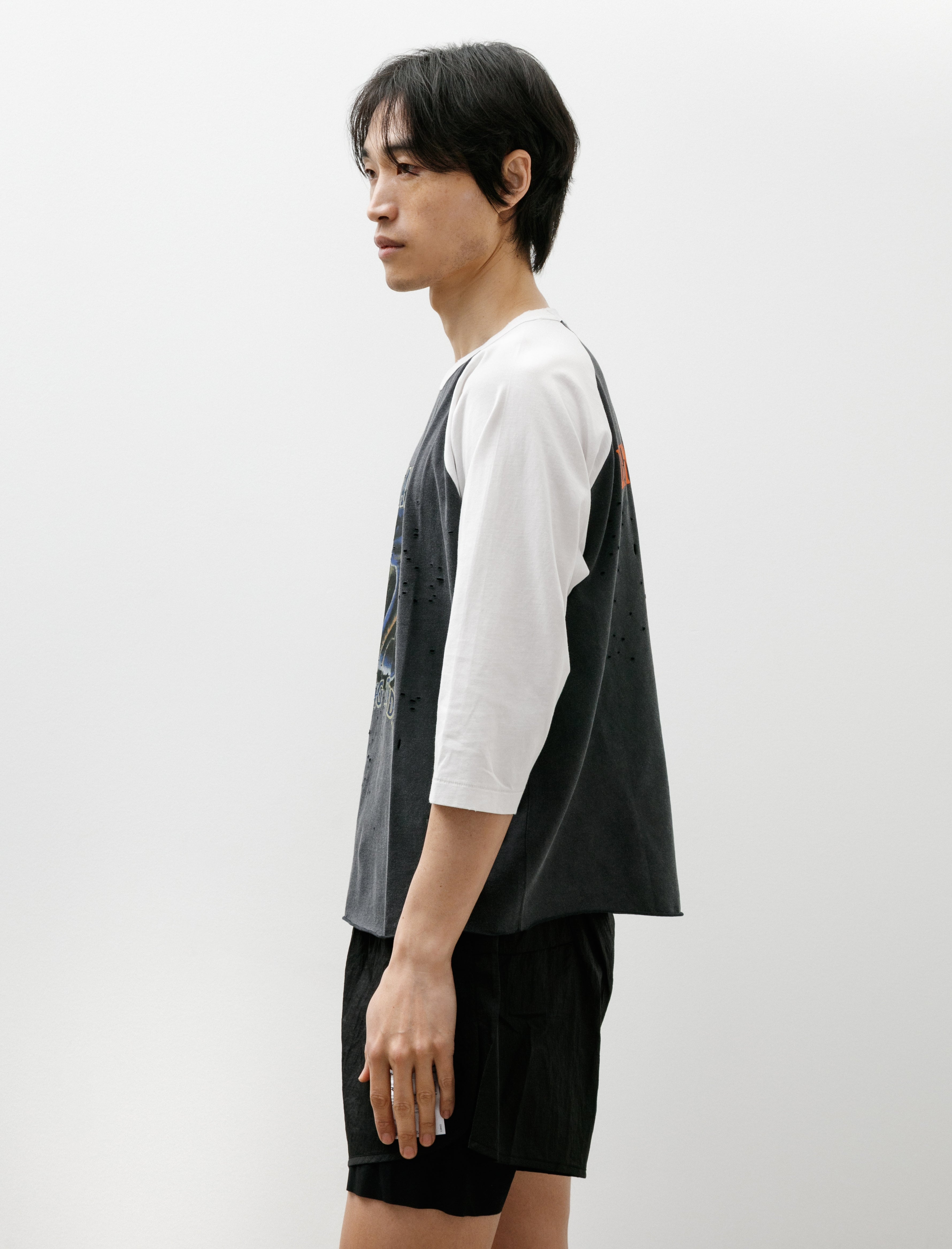 Satisfy MothTech Baseball Tee Off-White/Aged Black