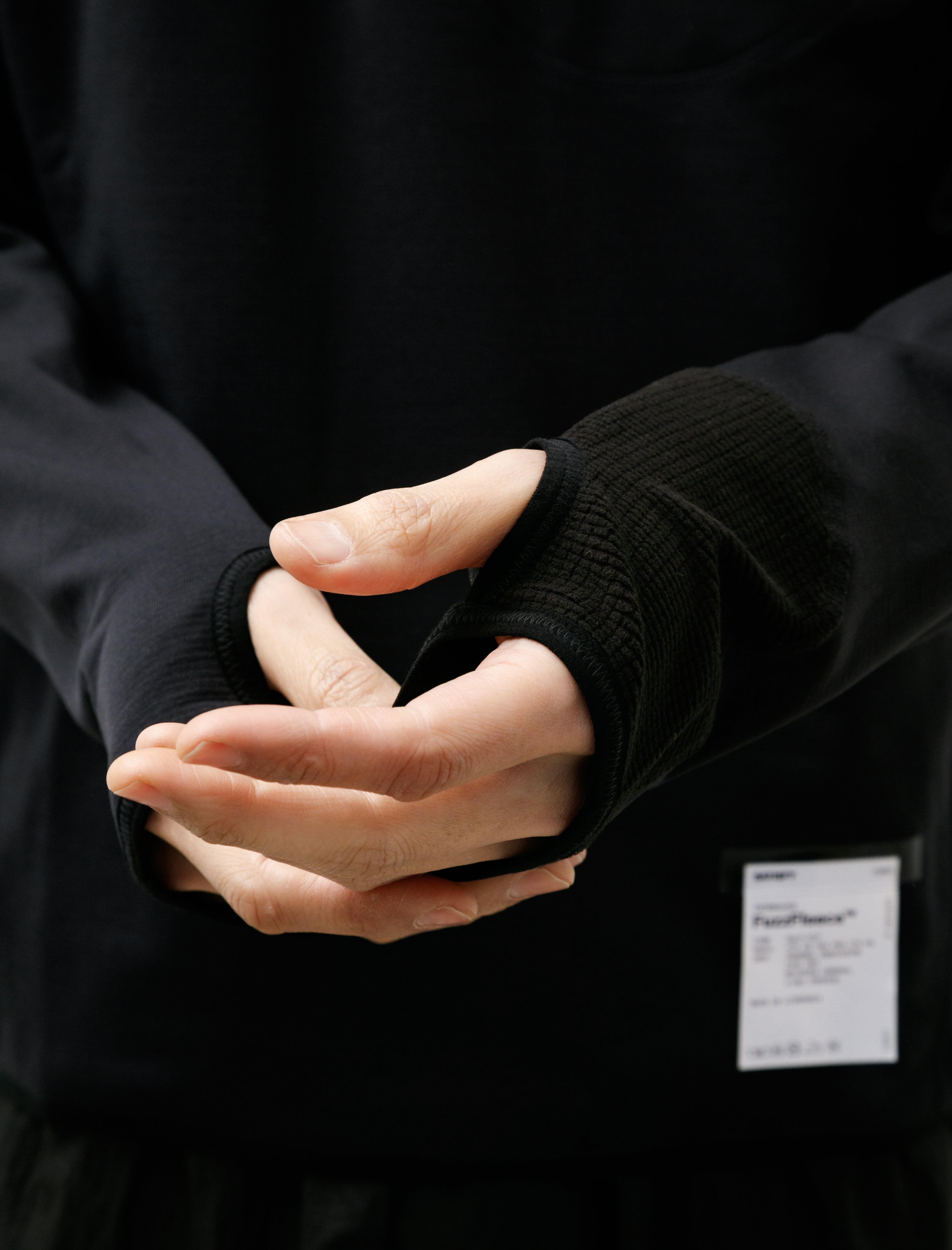 Satisfy FuzzFleece Half-Zip Black