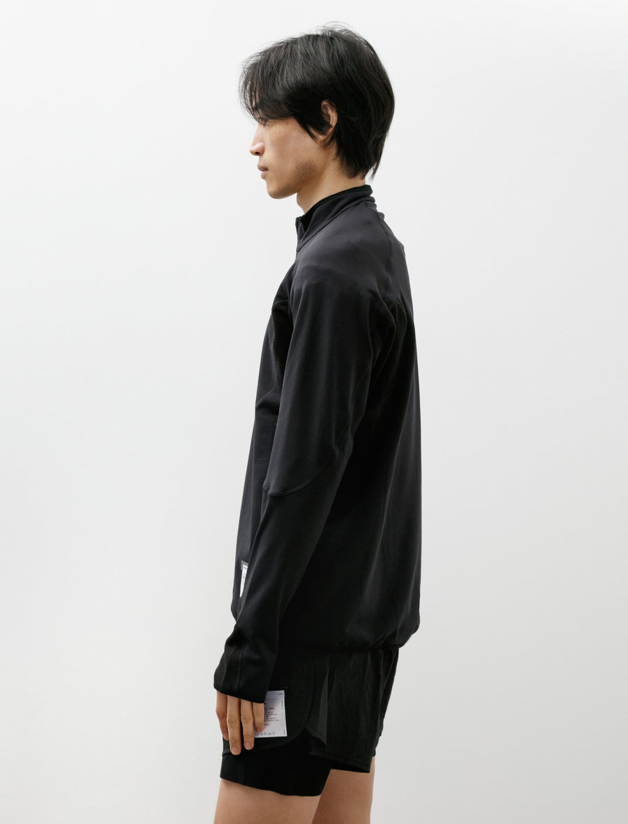 FuzzFleece Half-Zip Black - Image 3