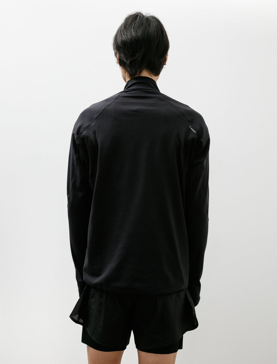 FuzzFleece Half-Zip Black - Image 2