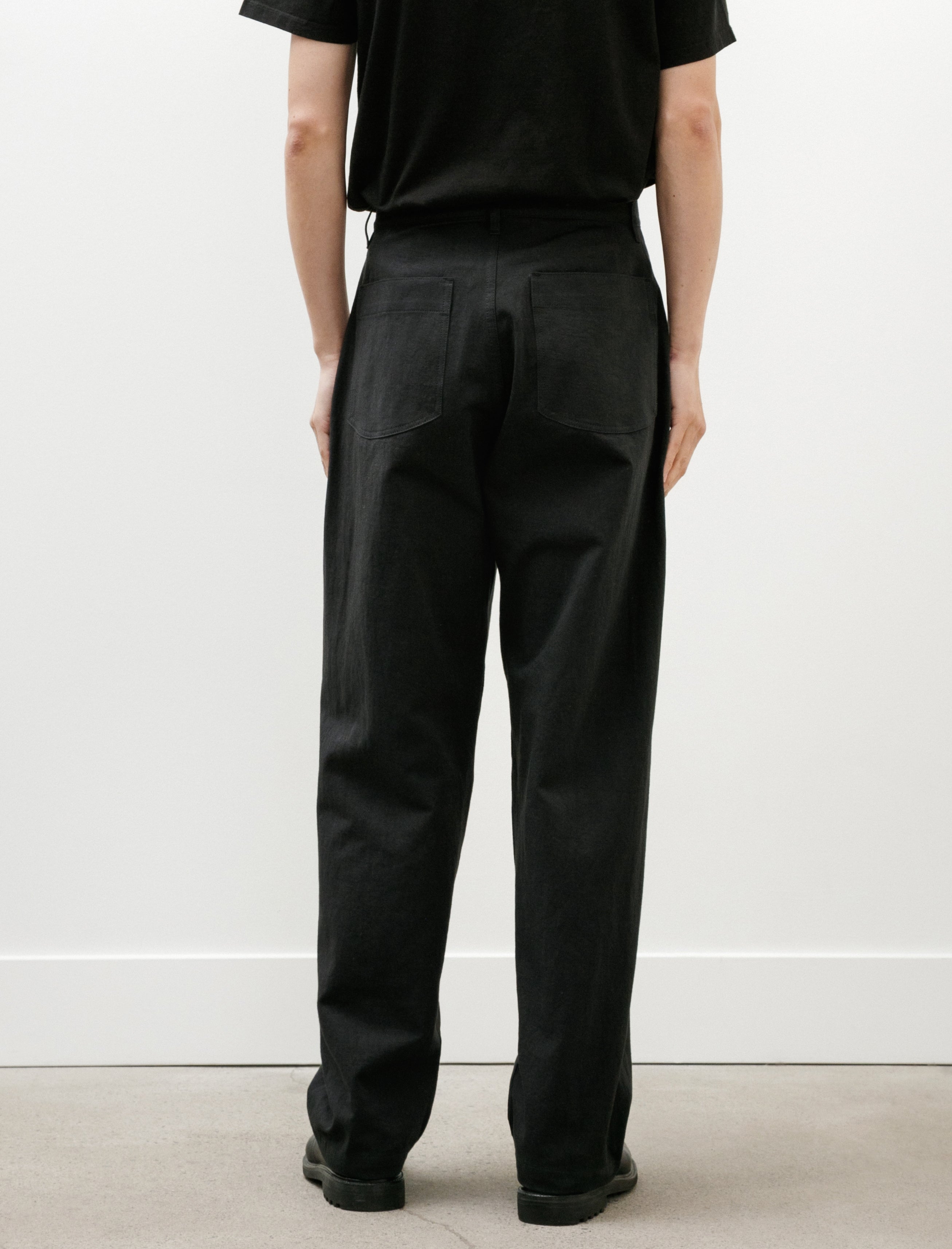 Henry's Pleated Trousers Asphalt