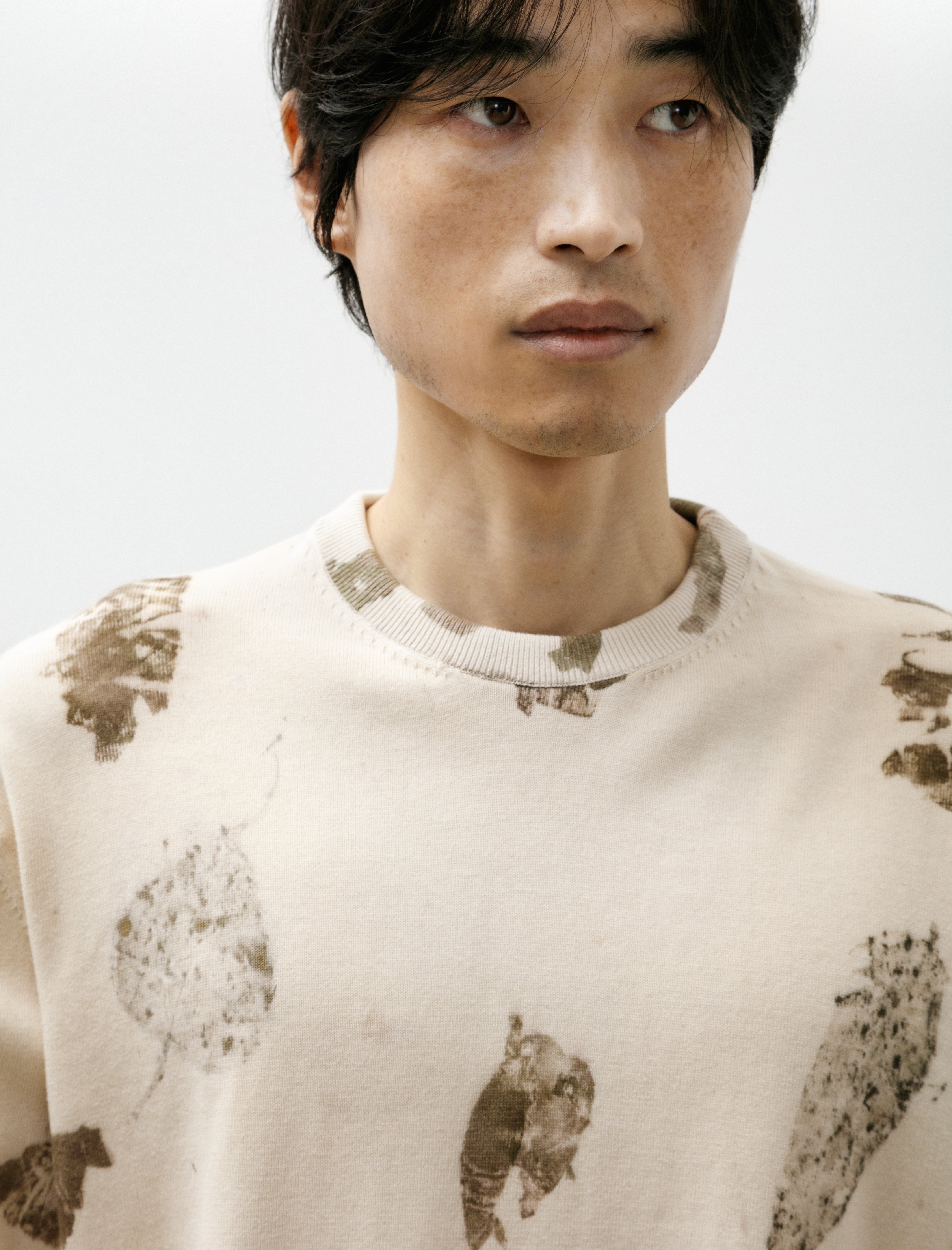Seya Botanical Summer Jumper Organic Cotton Hard Leaf Print