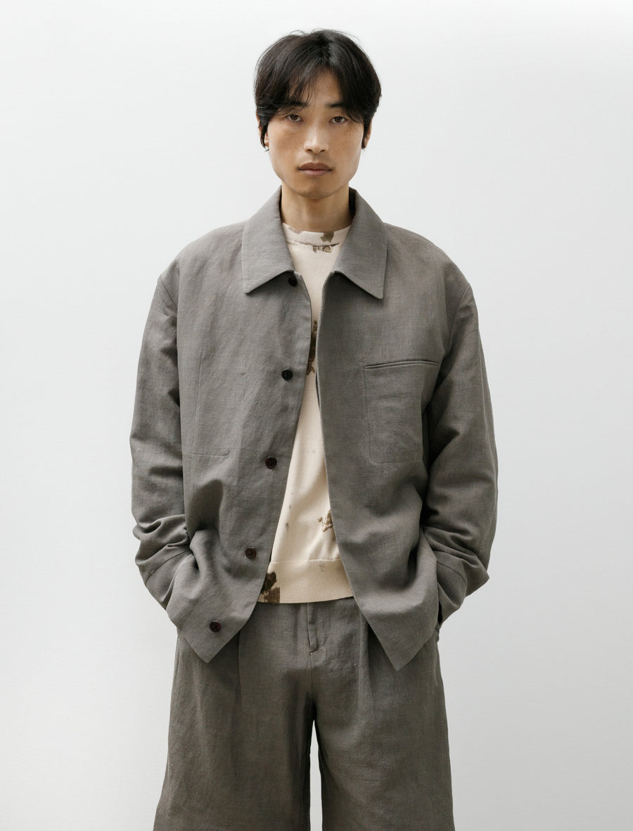 Seya Lao Blouson Kersey Chambray Linen Clay – Neighbour