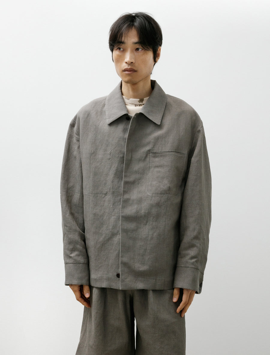 「SUNSEA」 Cut Off Melton Blouson/Ash Navy Seya Lao Blouson Kersey Chambray Linen Clay – Neighbour