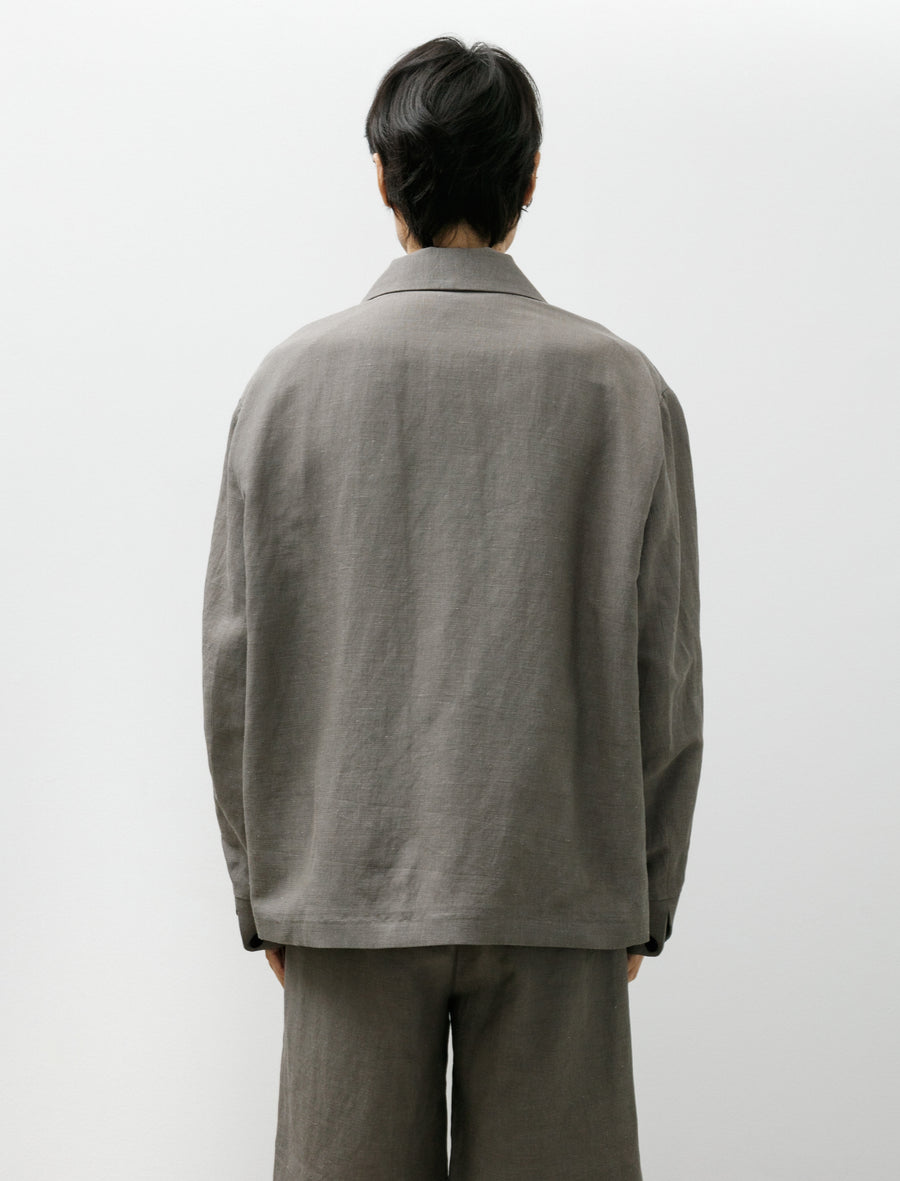 「SUNSEA」 Cut Off Melton Blouson/Ash Navy Seya Lao Blouson Kersey Chambray Linen Clay – Neighbour